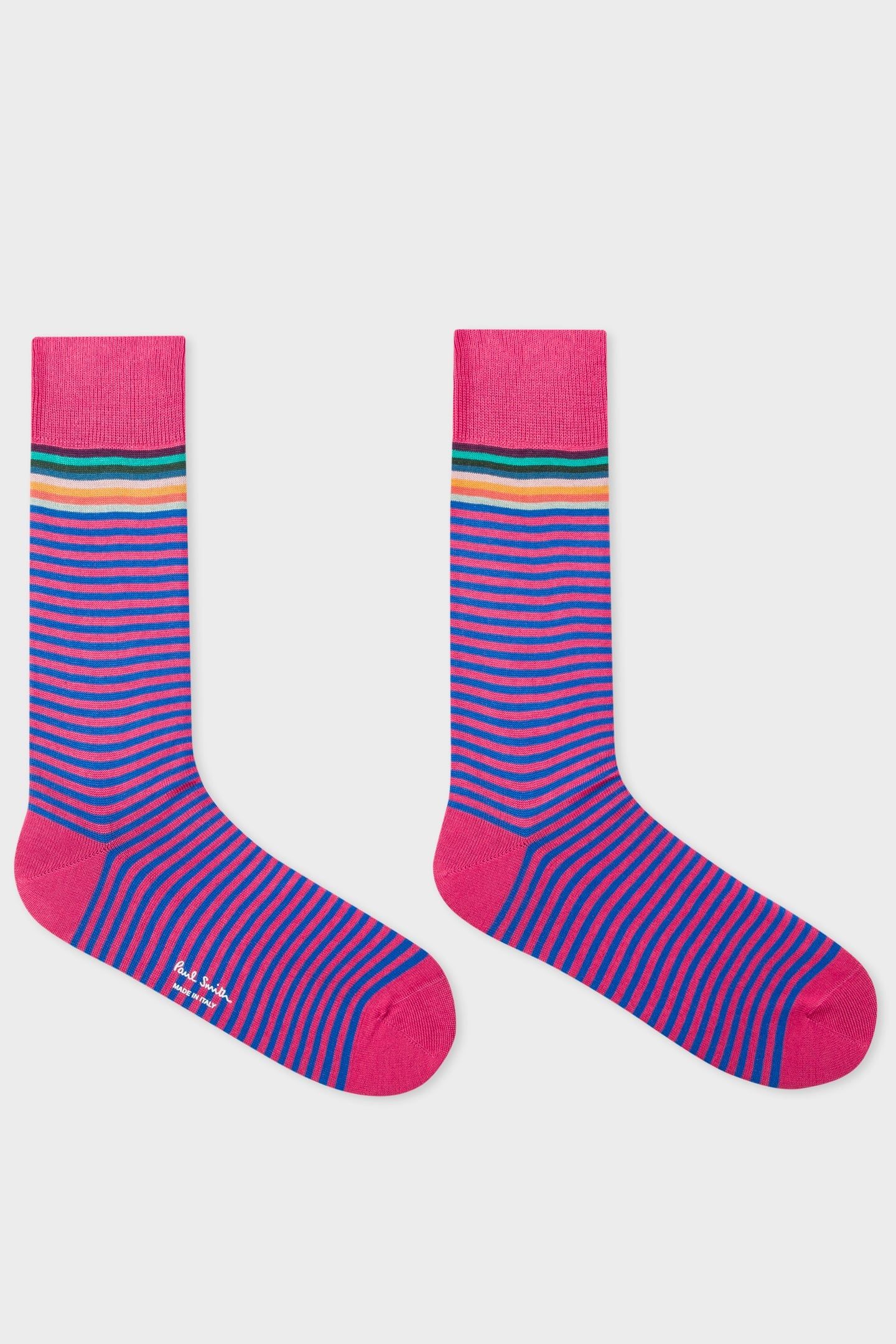 MEN SOCK ARTIST TOP PINK 1