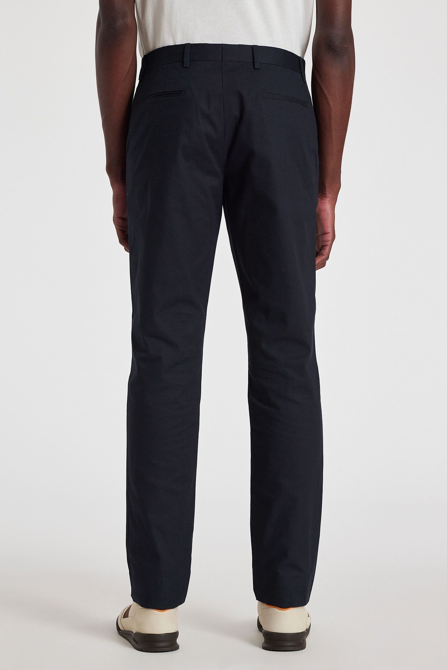 MENS MID FIT CLEAN CHINO ZEBRA EMB VERY DARK NAVY 2