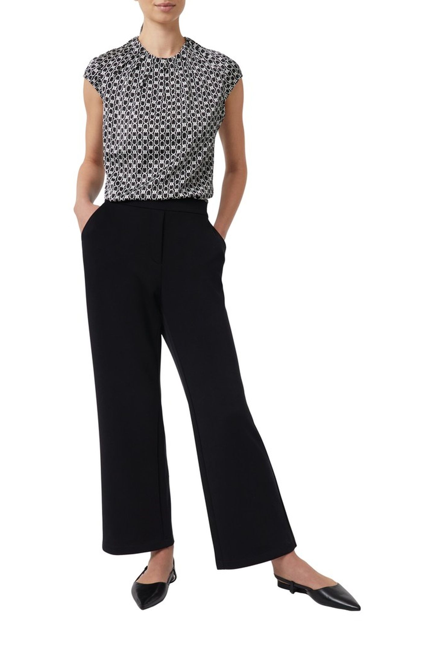 COMMA BLOUSES BLACK 2