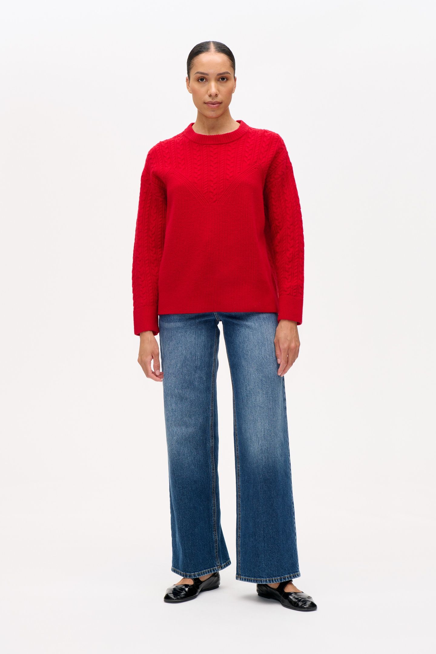CELESTINE SWEATER CRIMSON RED 1