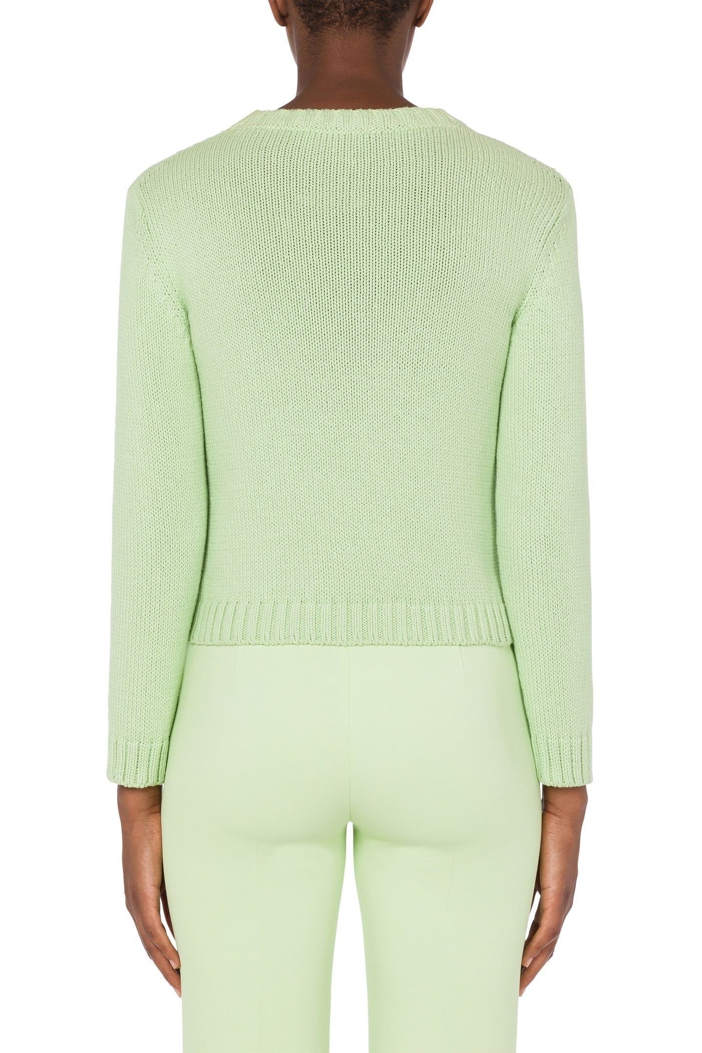 MOSCHINO TEDDY BEAR COTTON PULLOVER GREEN 2