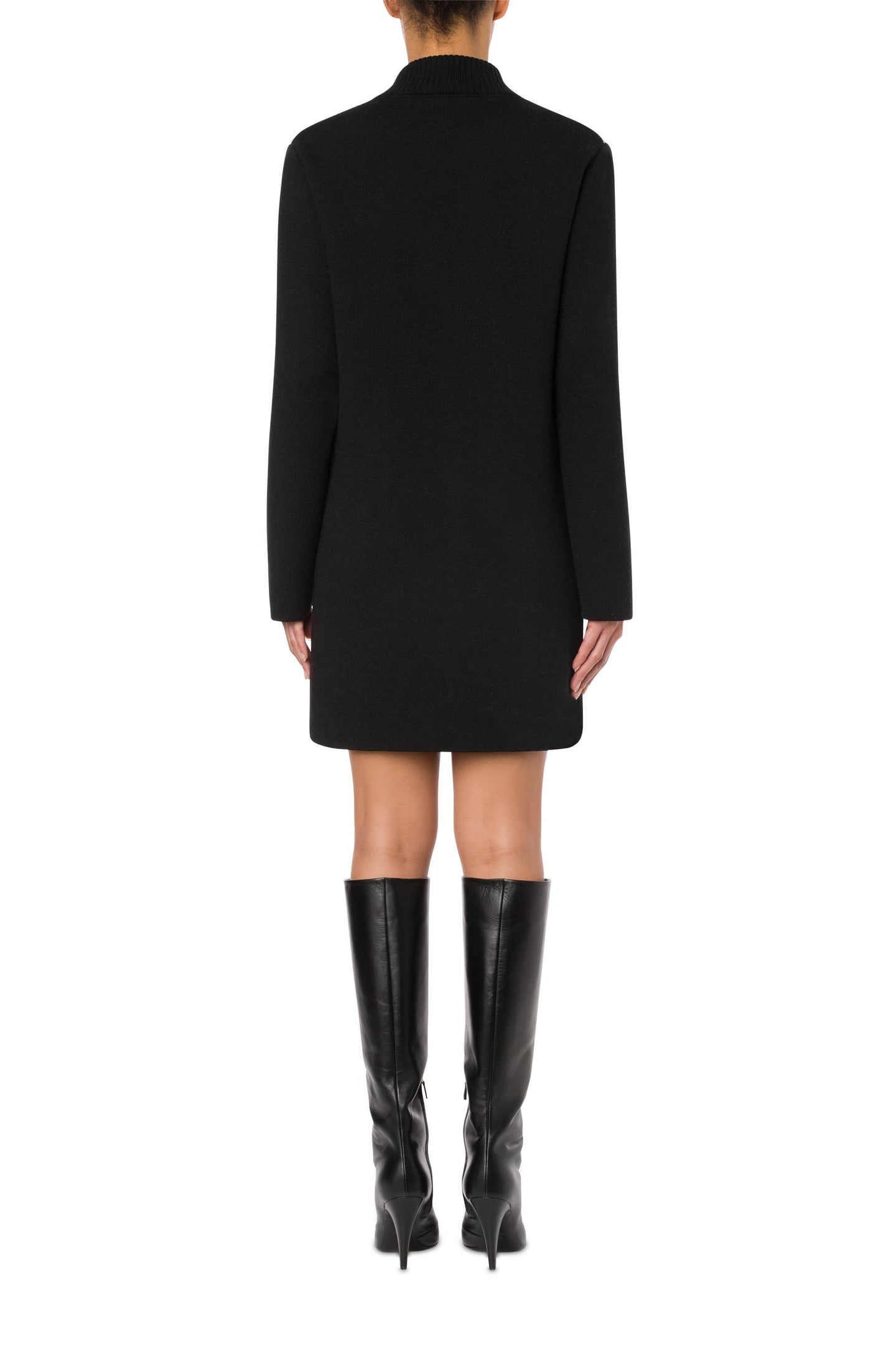 IRIS PURE WOOL COAT BLACK 2
