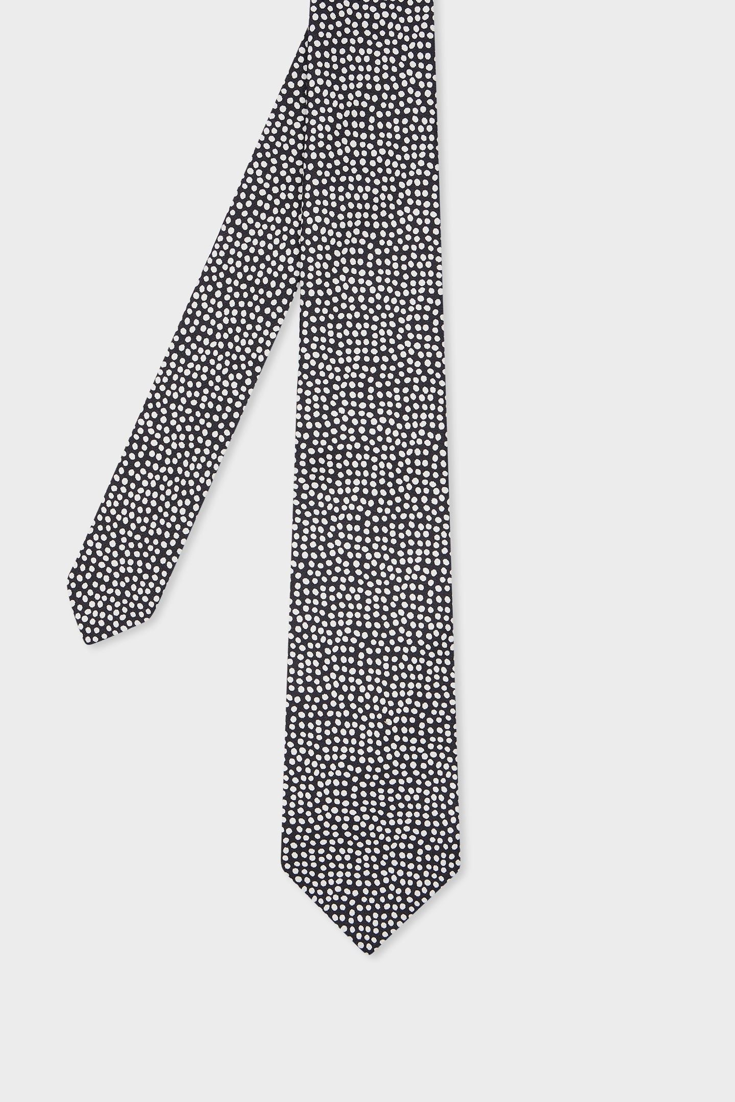 MEN TIE POLKA DOT BLACK 3