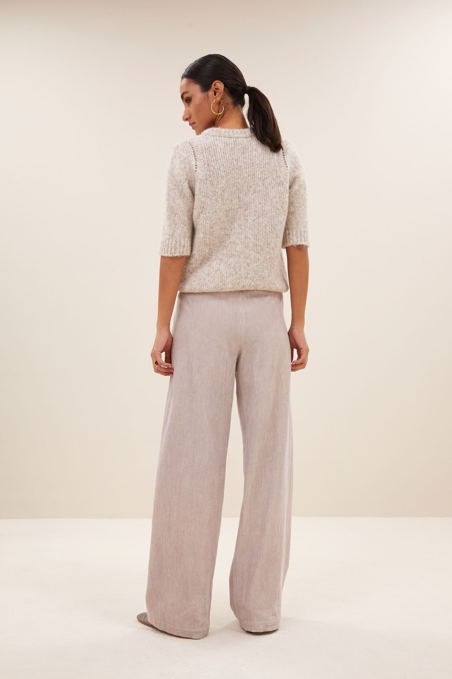 ODIN CORD PANTS LIGHT CHALK 4