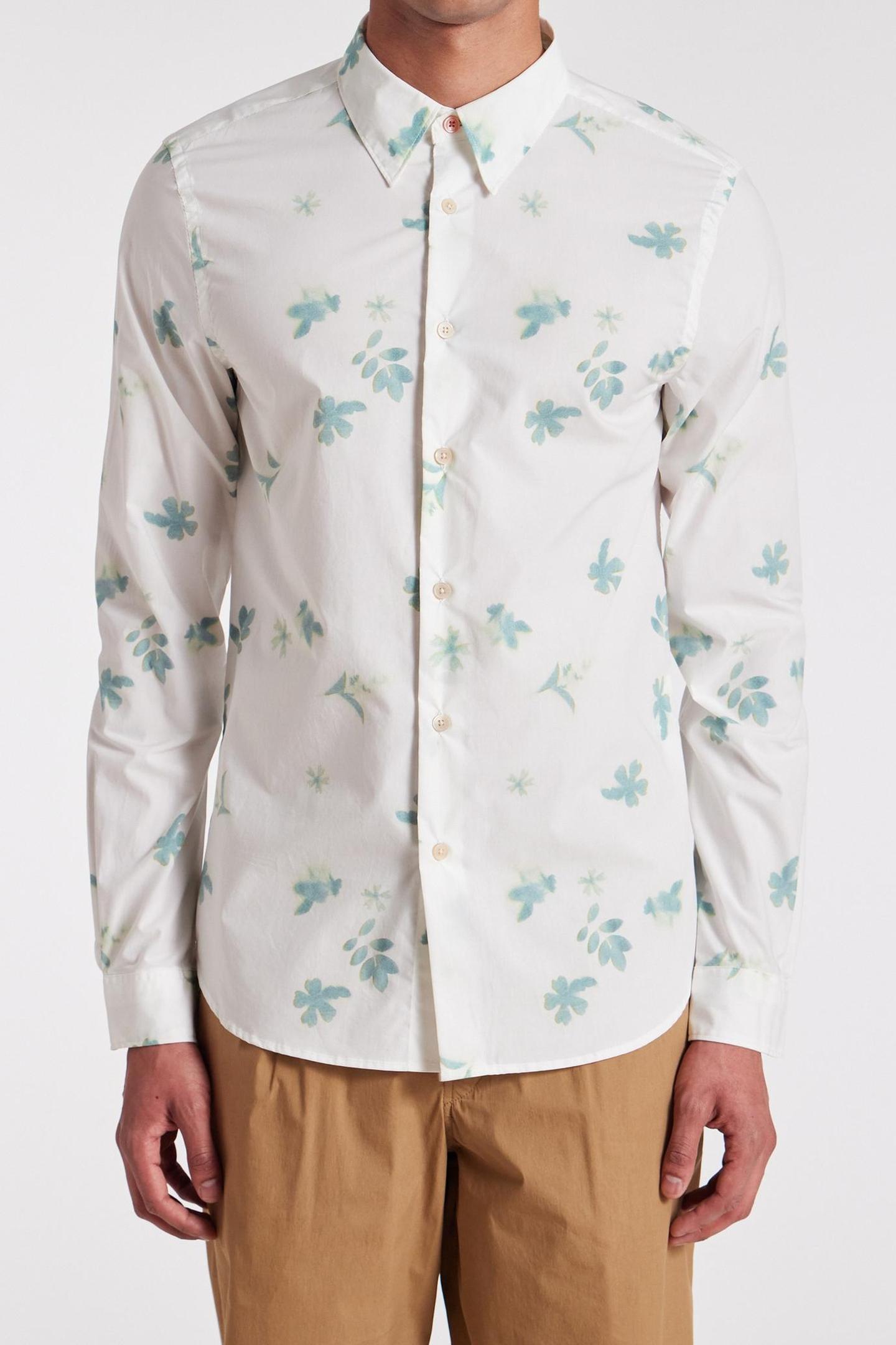MENS LS TAILORED FIT SHIRT WHITE 1