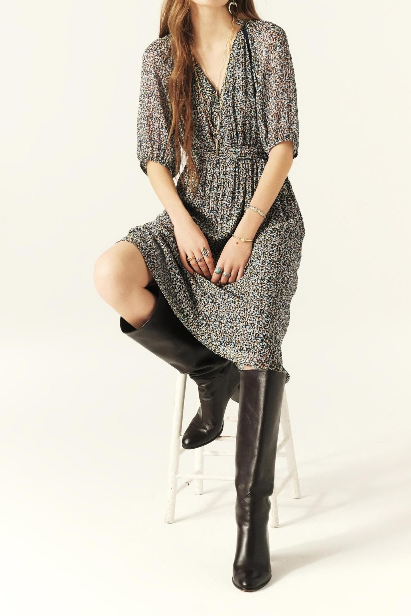 MID-LENGTH DRESS BLUE 3