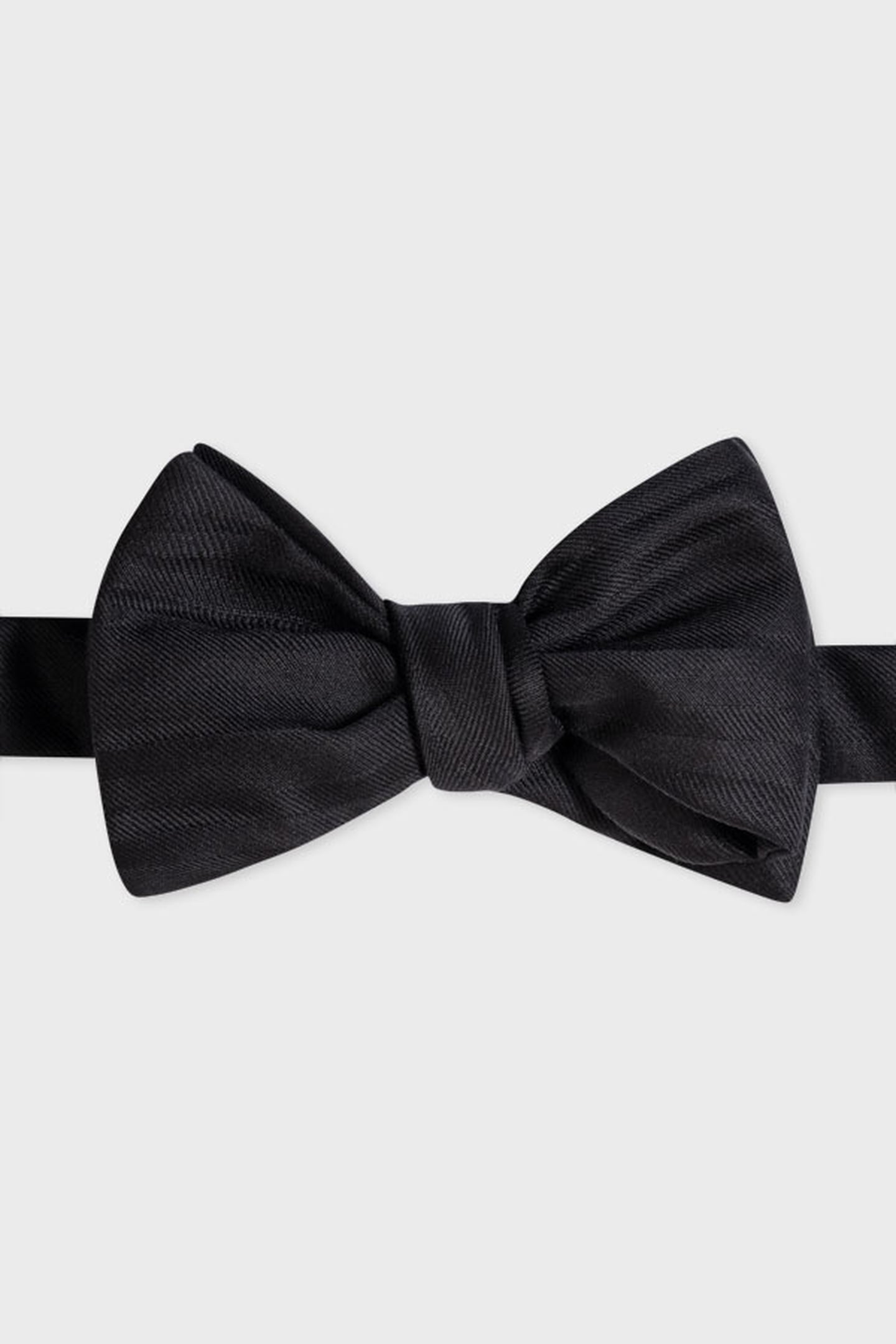 MEN BOWTIE SHADOW STRIPE BLACK 1