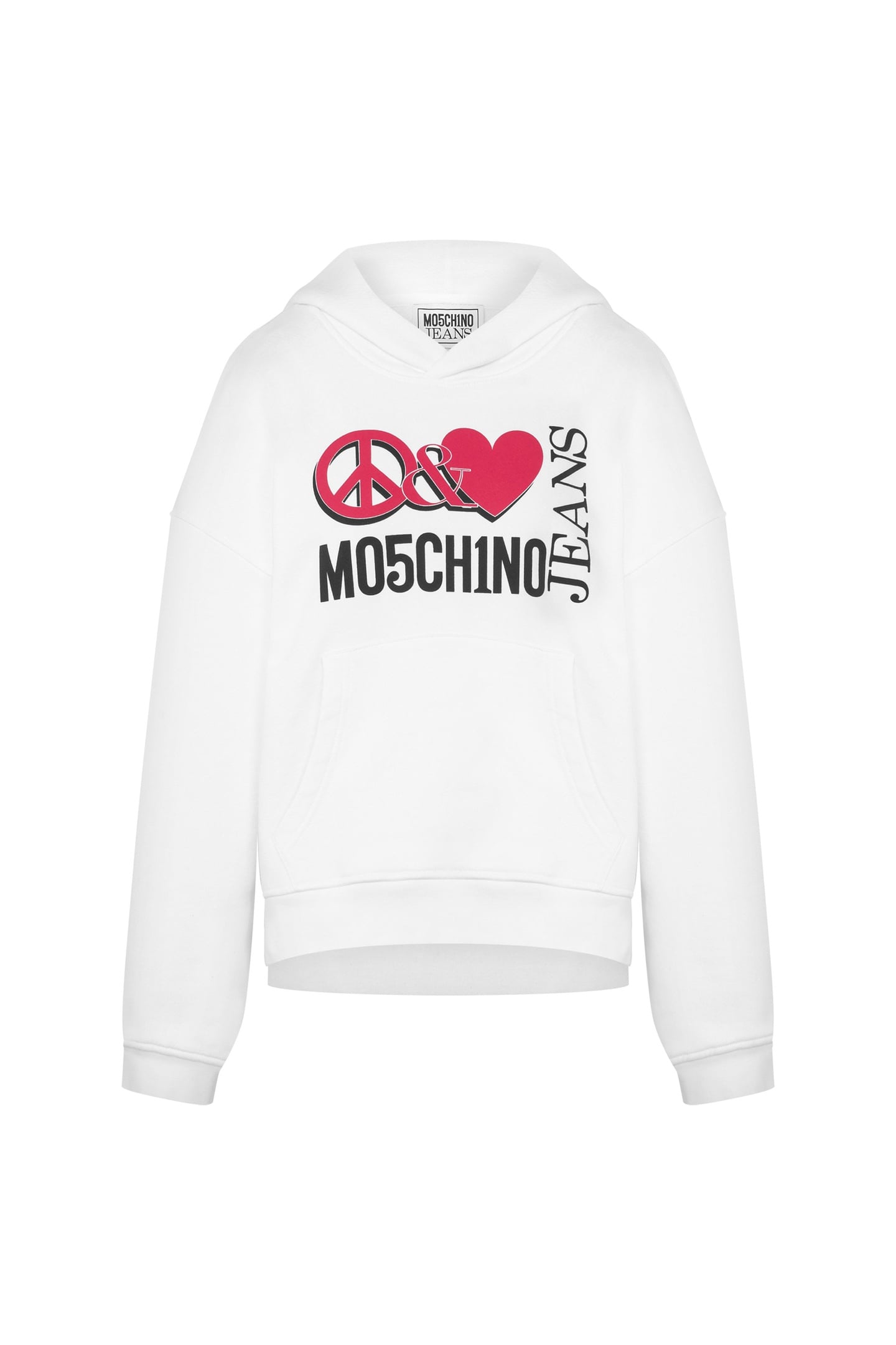 PEACE & LOVE HOODIE WHITE 3