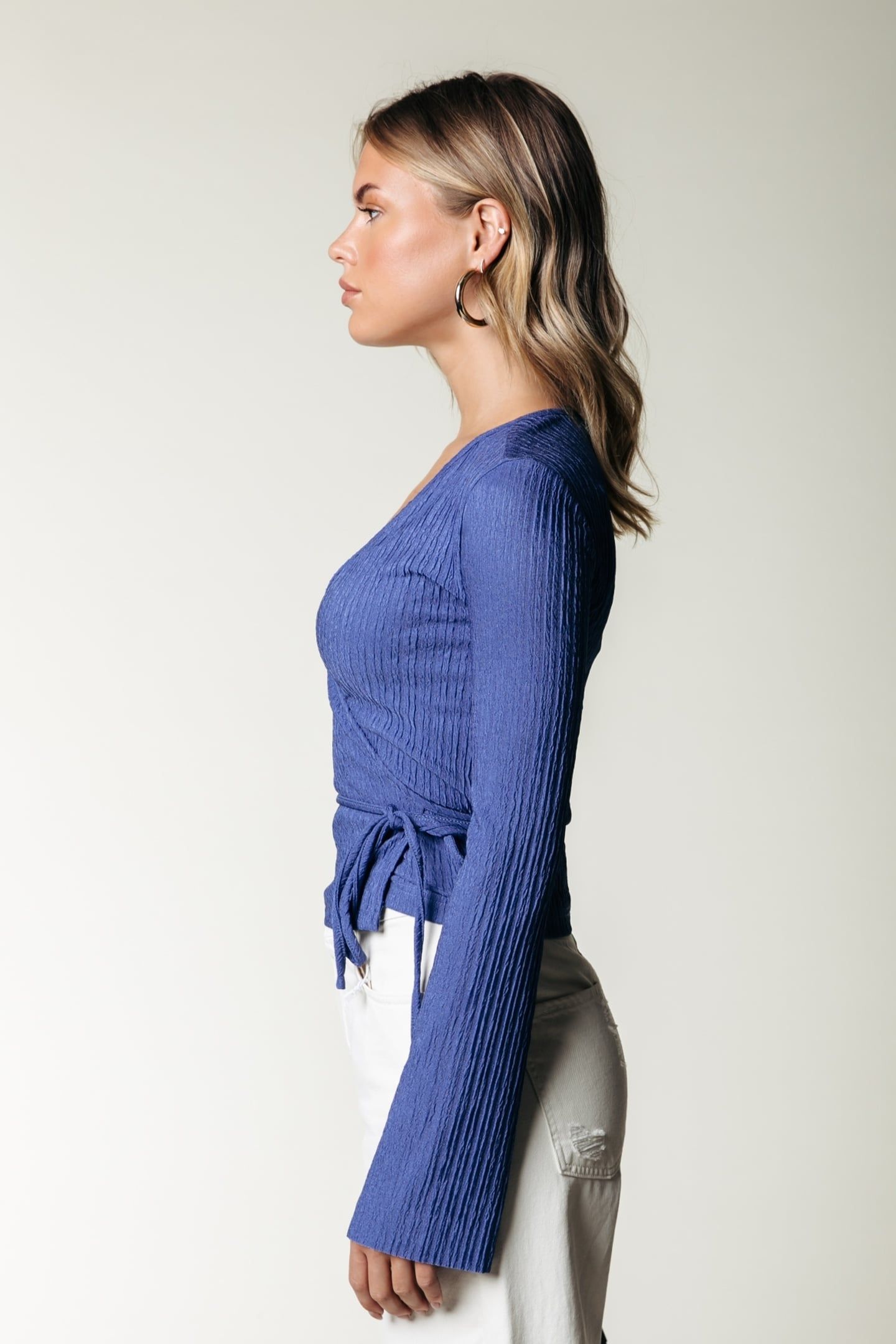 WINONA STRUCTURE WRAP TOP RAIN WASHED BLUE 3