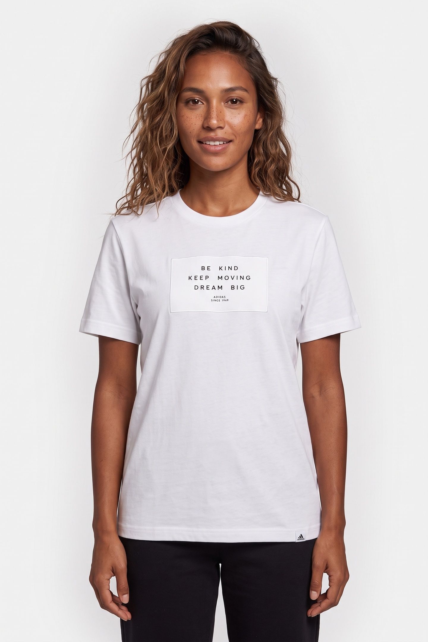 UNISEX SPORTSWEAR ADIDAS SPORTSWEAR LOUNGE TEE WHITE 1