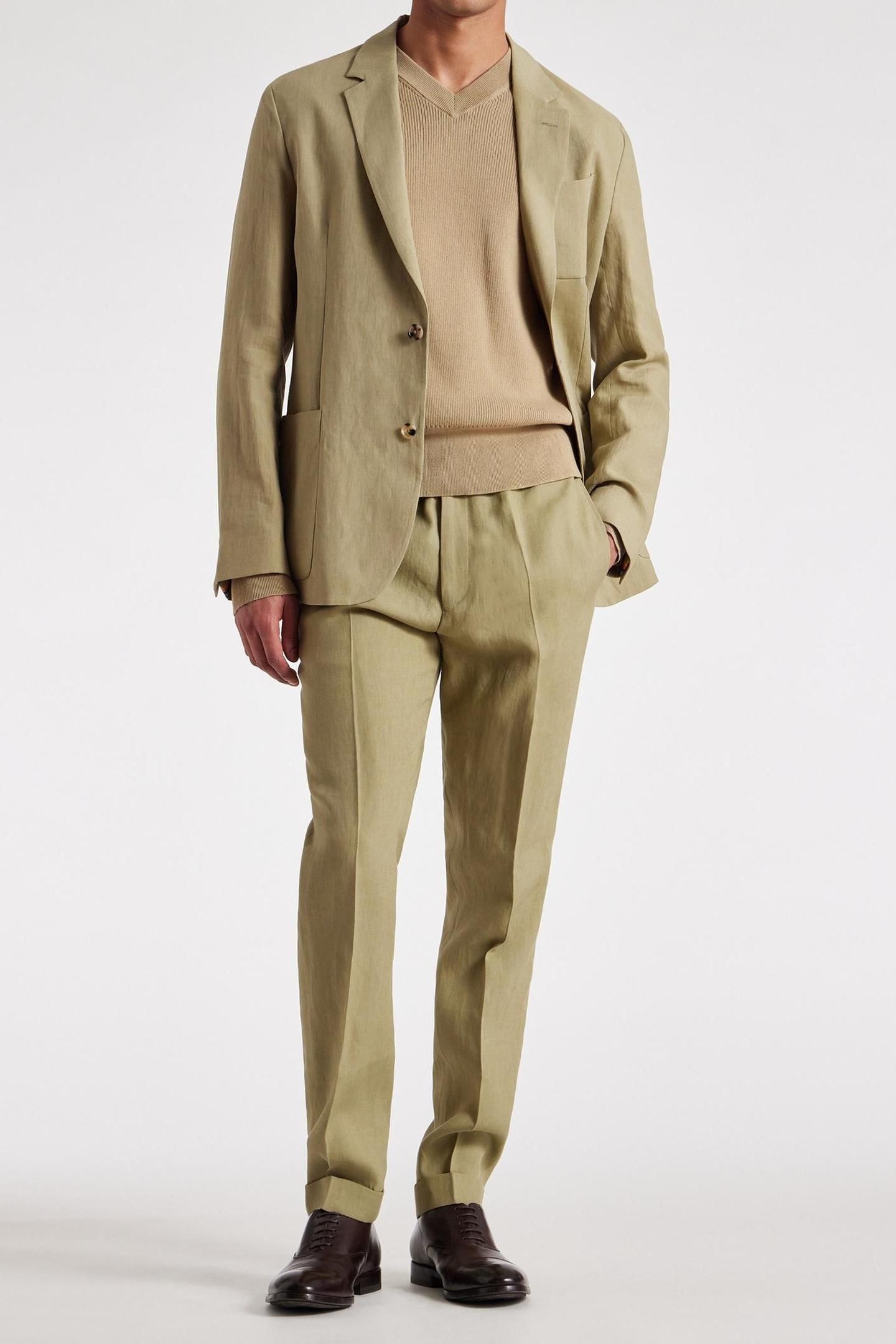 MENS 2 BTN PATCH POCKET JACKET KHAKI 2