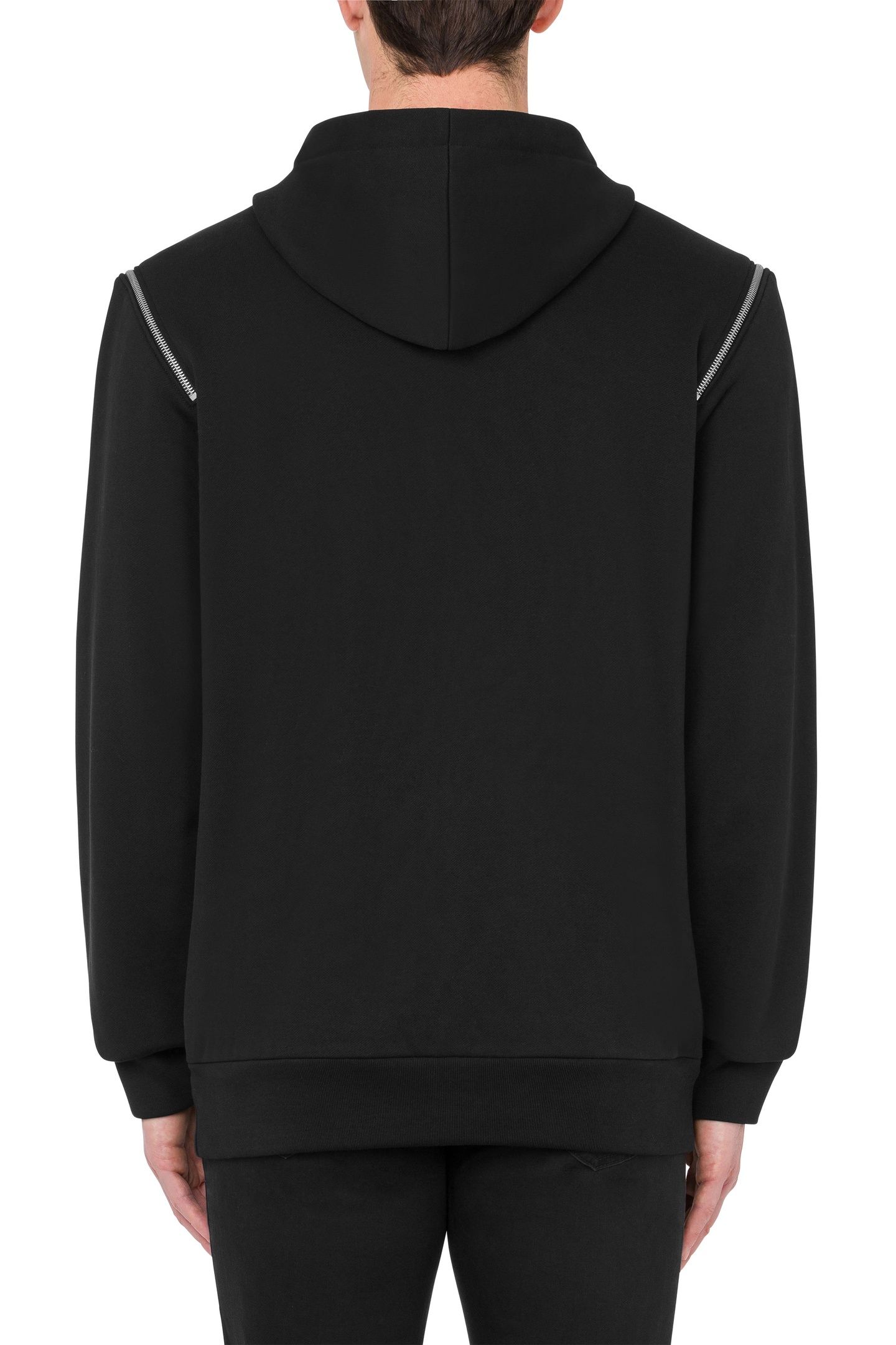 NEW WAVE LOGO ORGANIC COTTON SWEATSHIRT BLACK 2