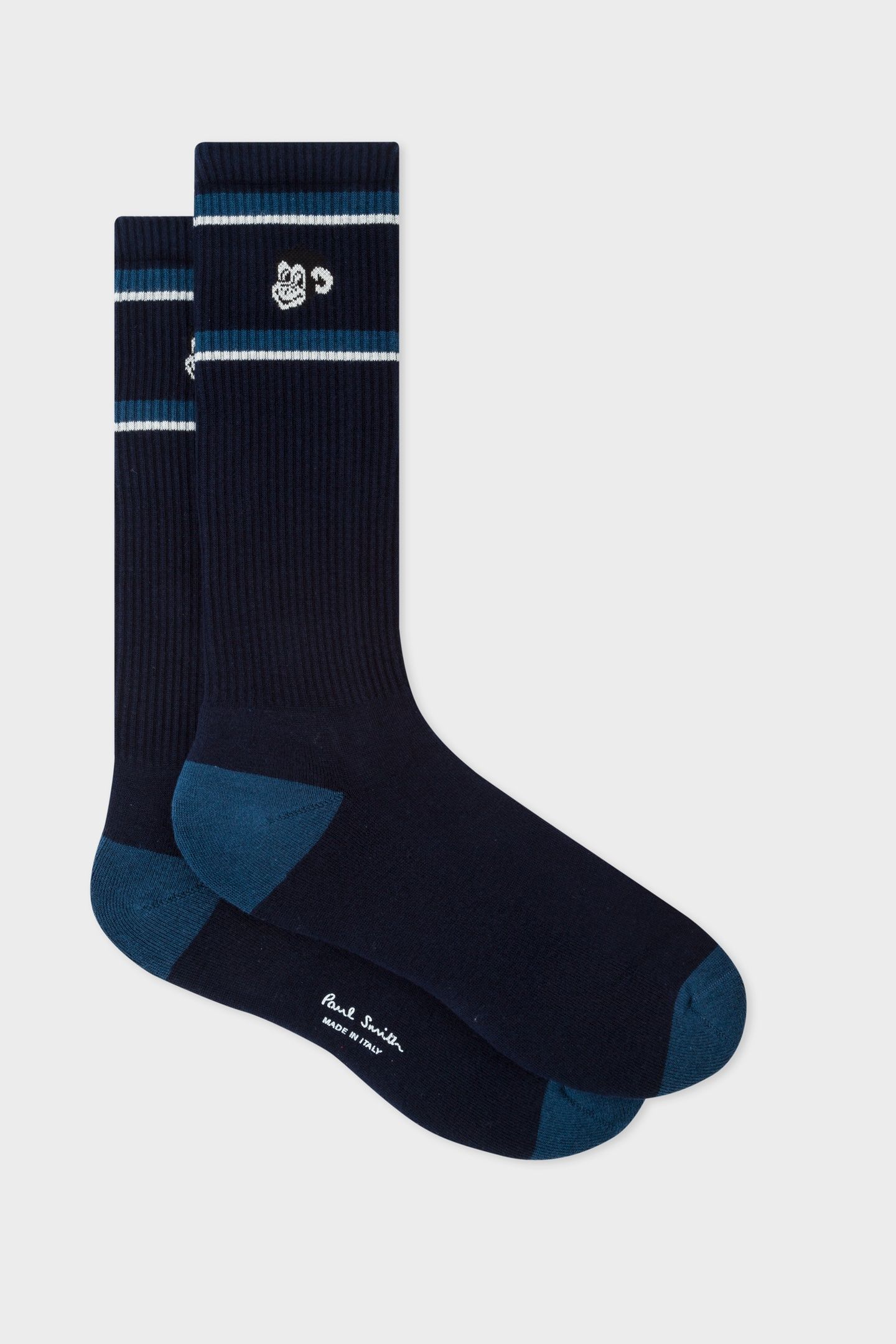 MEN SOCK MONKEY FACE NAVY 3