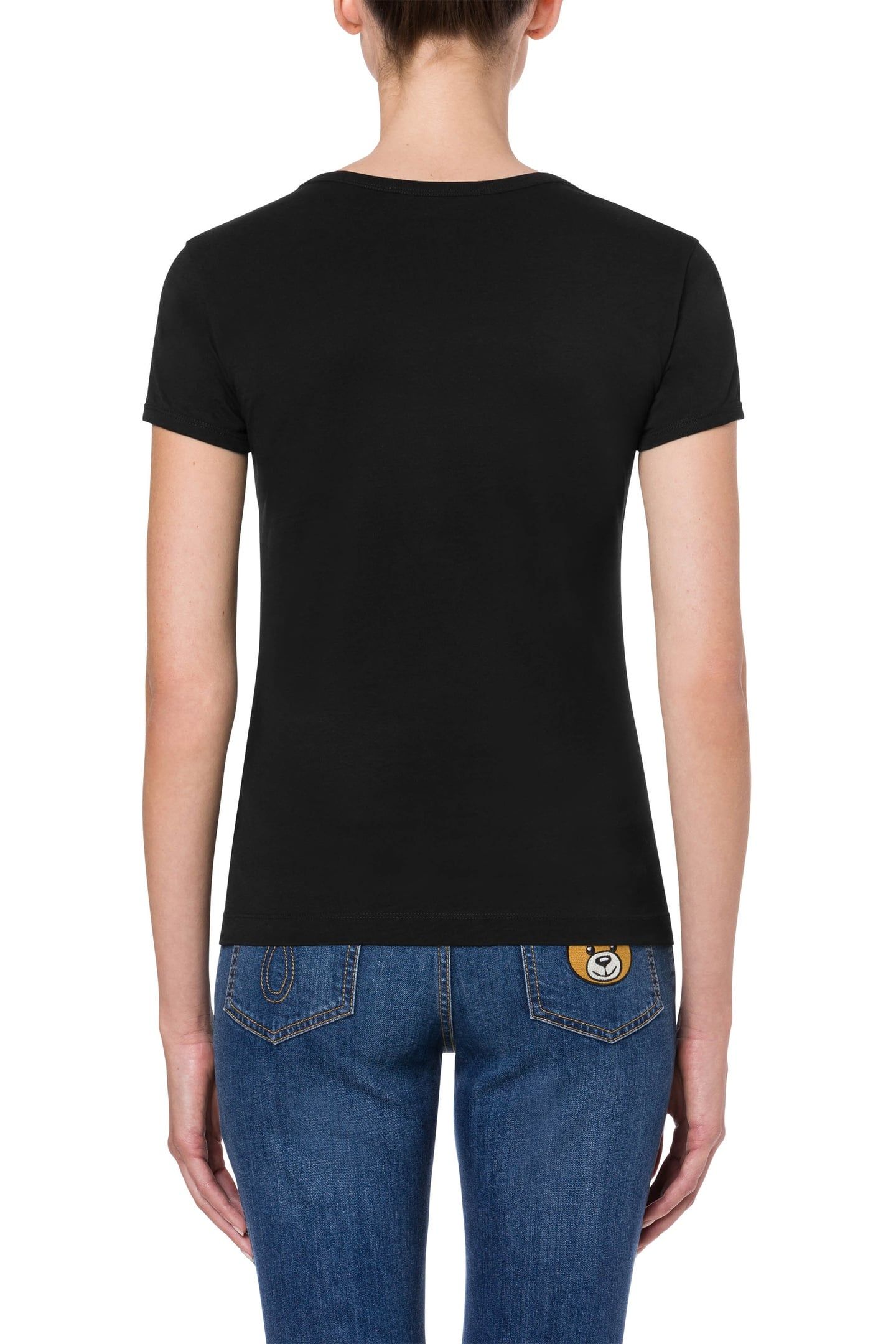 EGGS LOGO ORGANIC JERSEY T-SHIRT BLACK 2