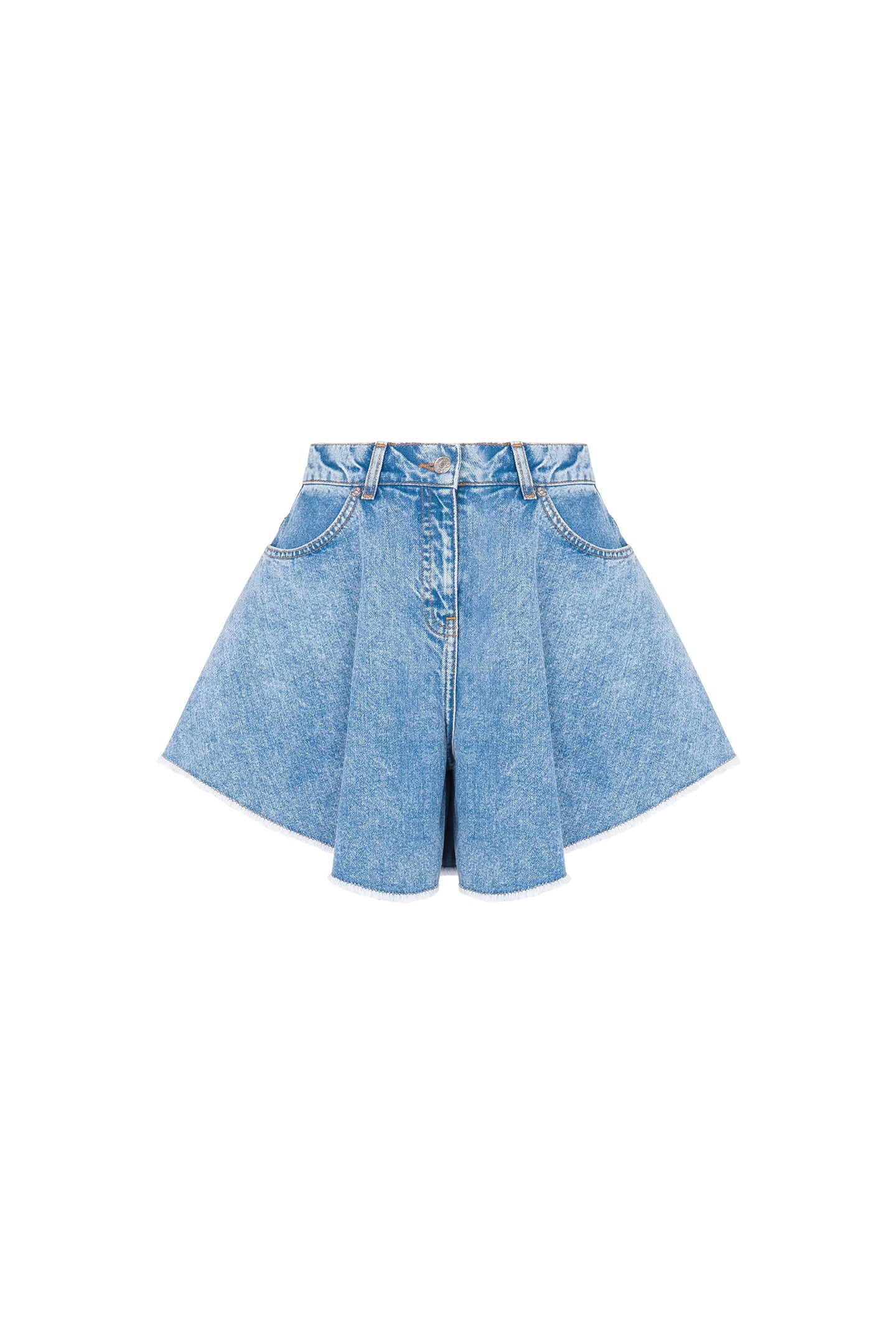 RECYCLED DENIM SHORTS BLUE 3