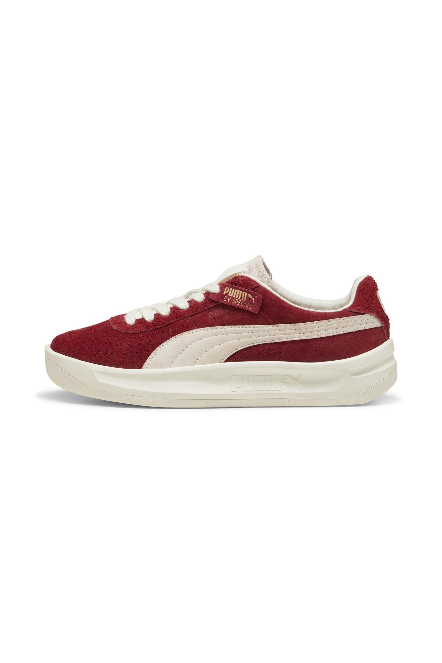 UNISEX GV SPECIAL SUEDE INTENSE RED-FROSTED IVORY 8