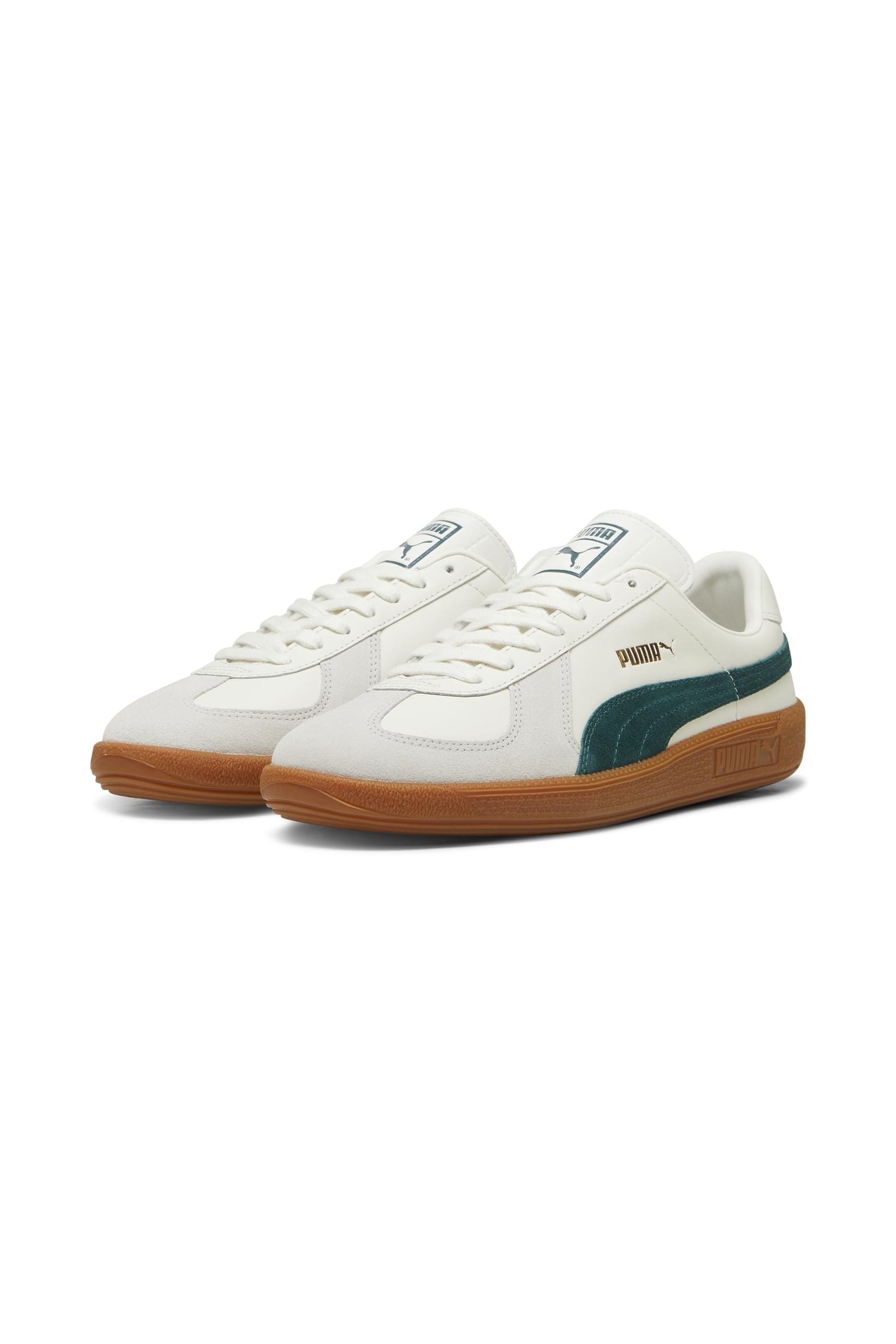 UNISEX ARMY TRAINER WARM WHITE-DARK MYRTLE 4