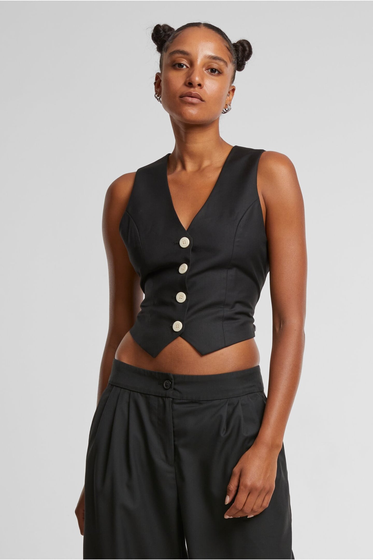 LADIES CLASSIC VEST BLACK 7