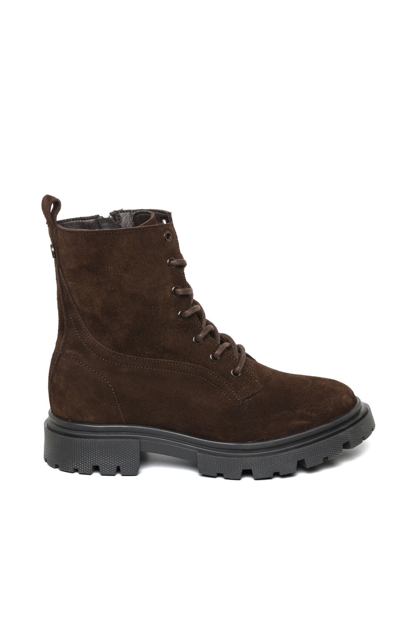RHONDA BOOTIES BROWN SUEDE 1
