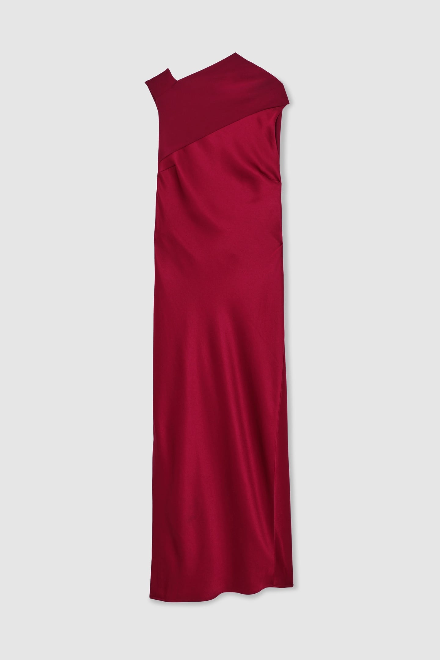 BACK DETAIL MIDI DRESS RED 5