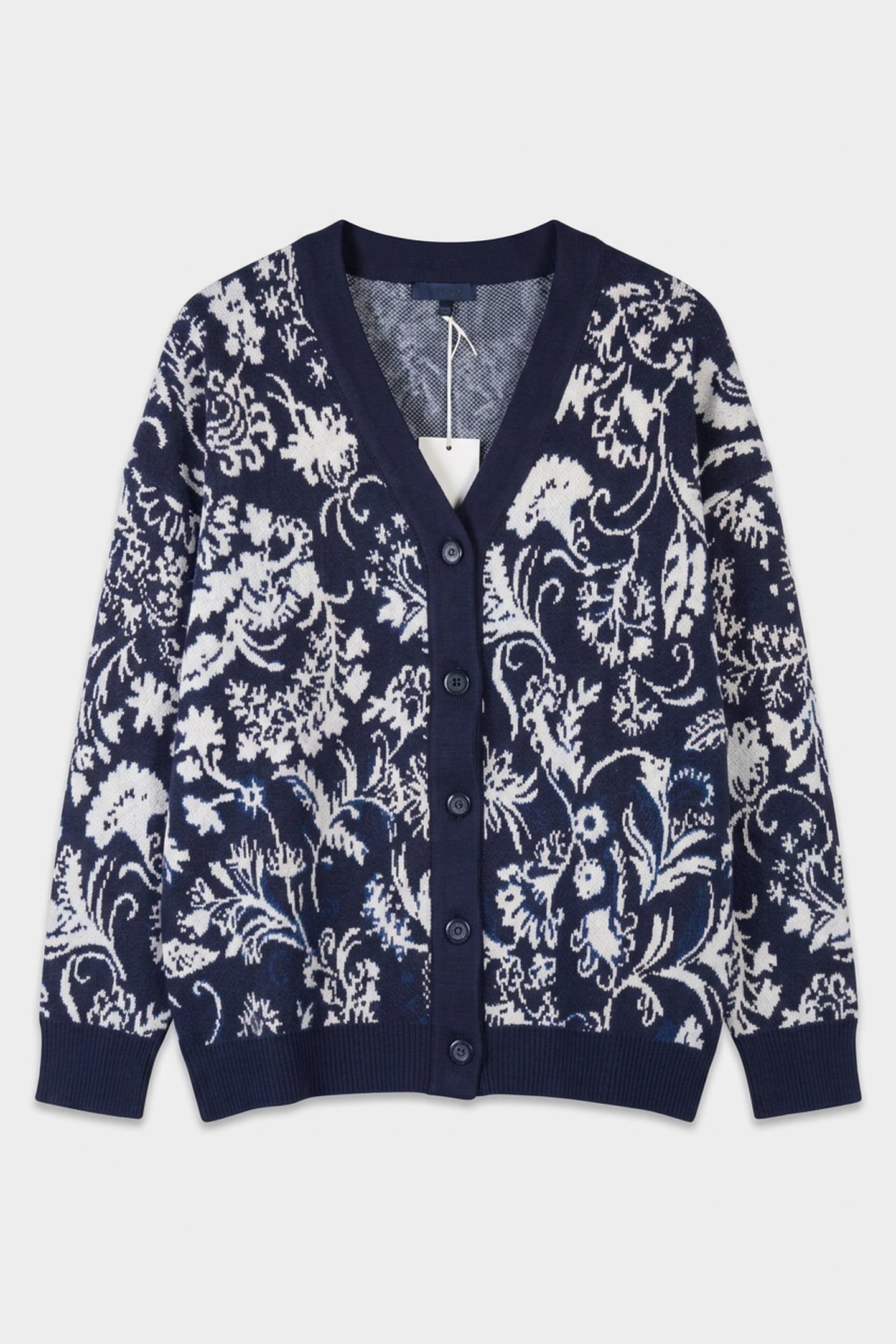 LS VN JACQUARD MELIN BLACKENED BLUE MULTI 3