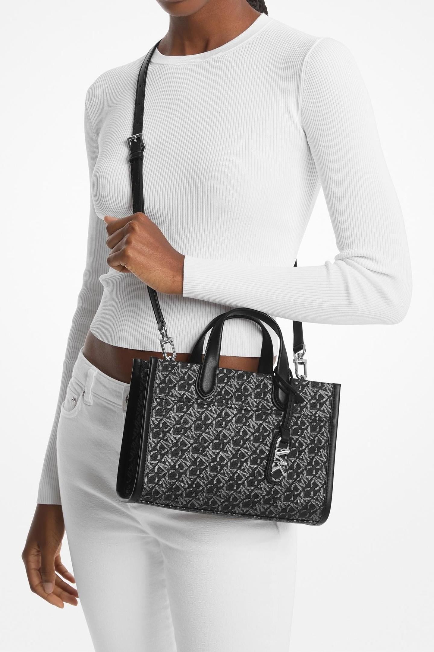 SMALL MESSENGER BLACK/SILVER 2