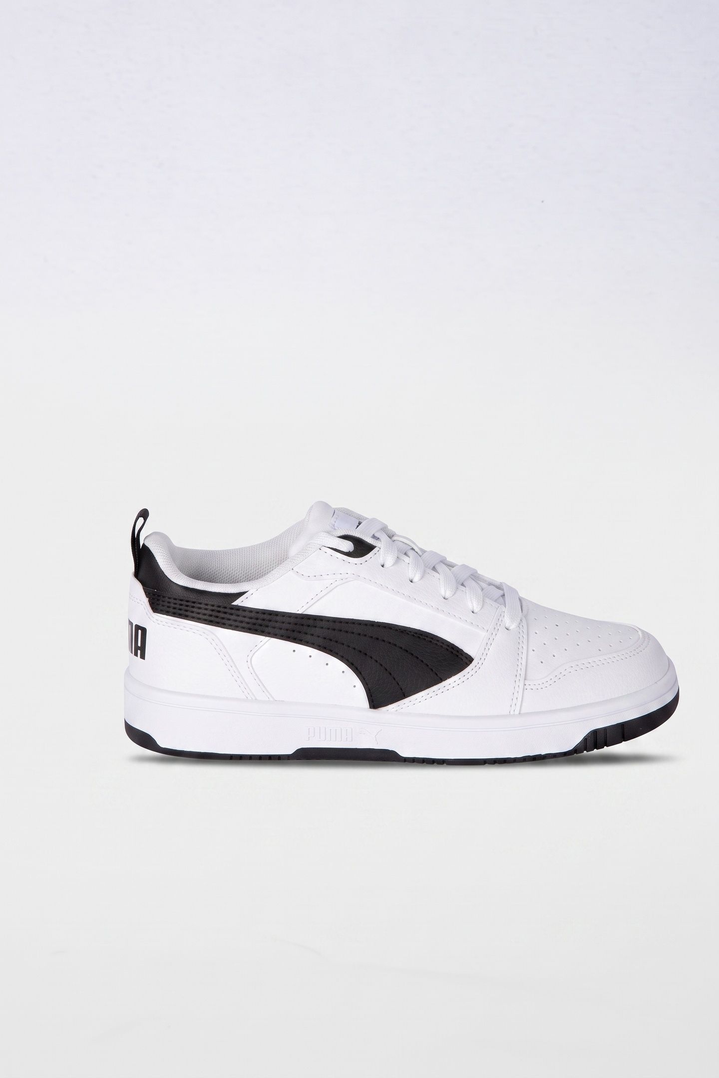 UNISEX REBOUND V6 LO JUNIOR WHITE-BLACK-BLACK 1