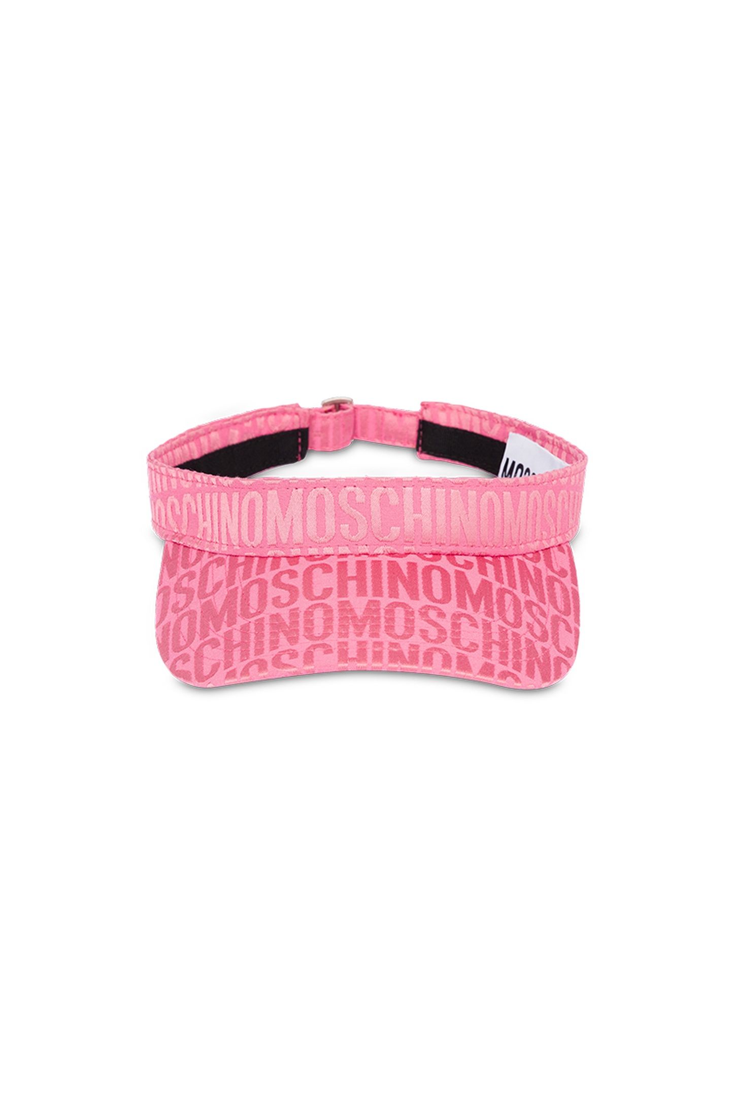ALLOVER LOGO NYLON VISOR PINK 1