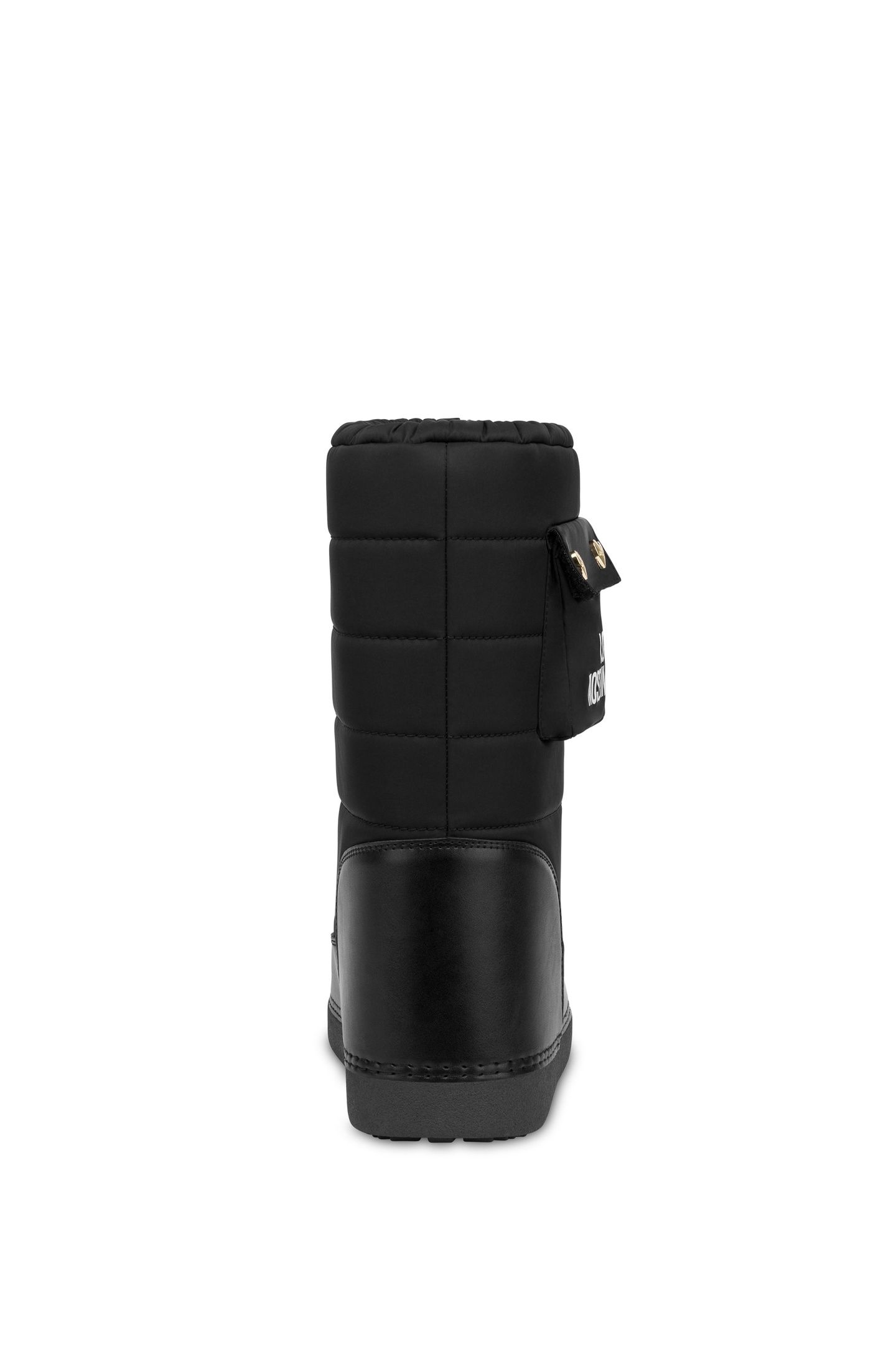 SNOW BOOTS IN QUILTED FABRIC BLACK 4