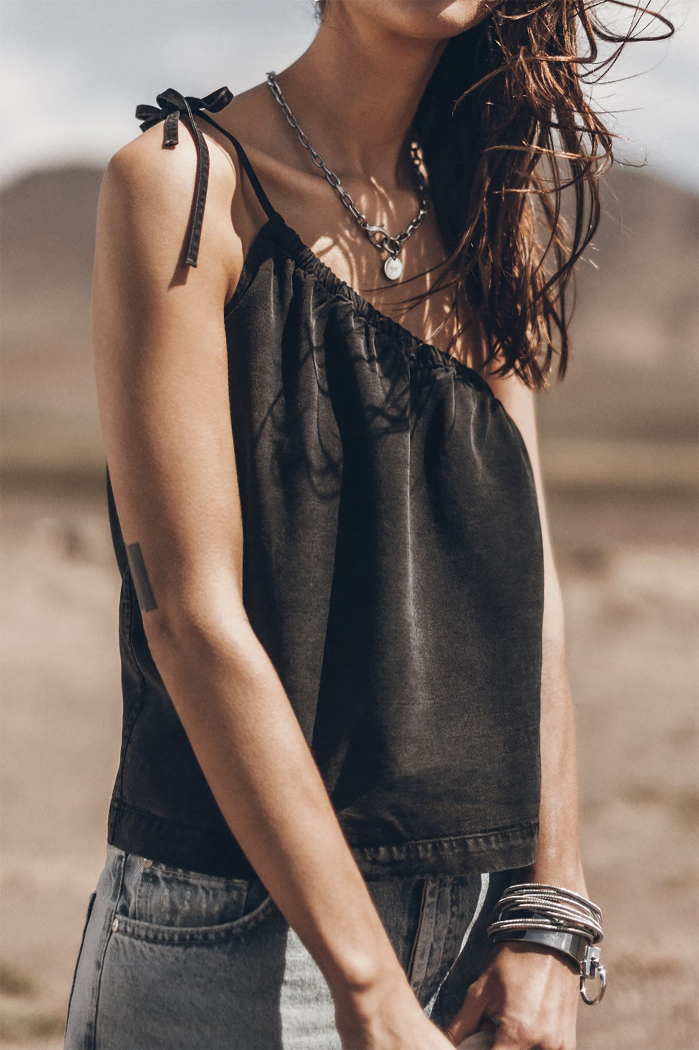 THE BLACK ASYMMETRICAL TOP BLACK 2