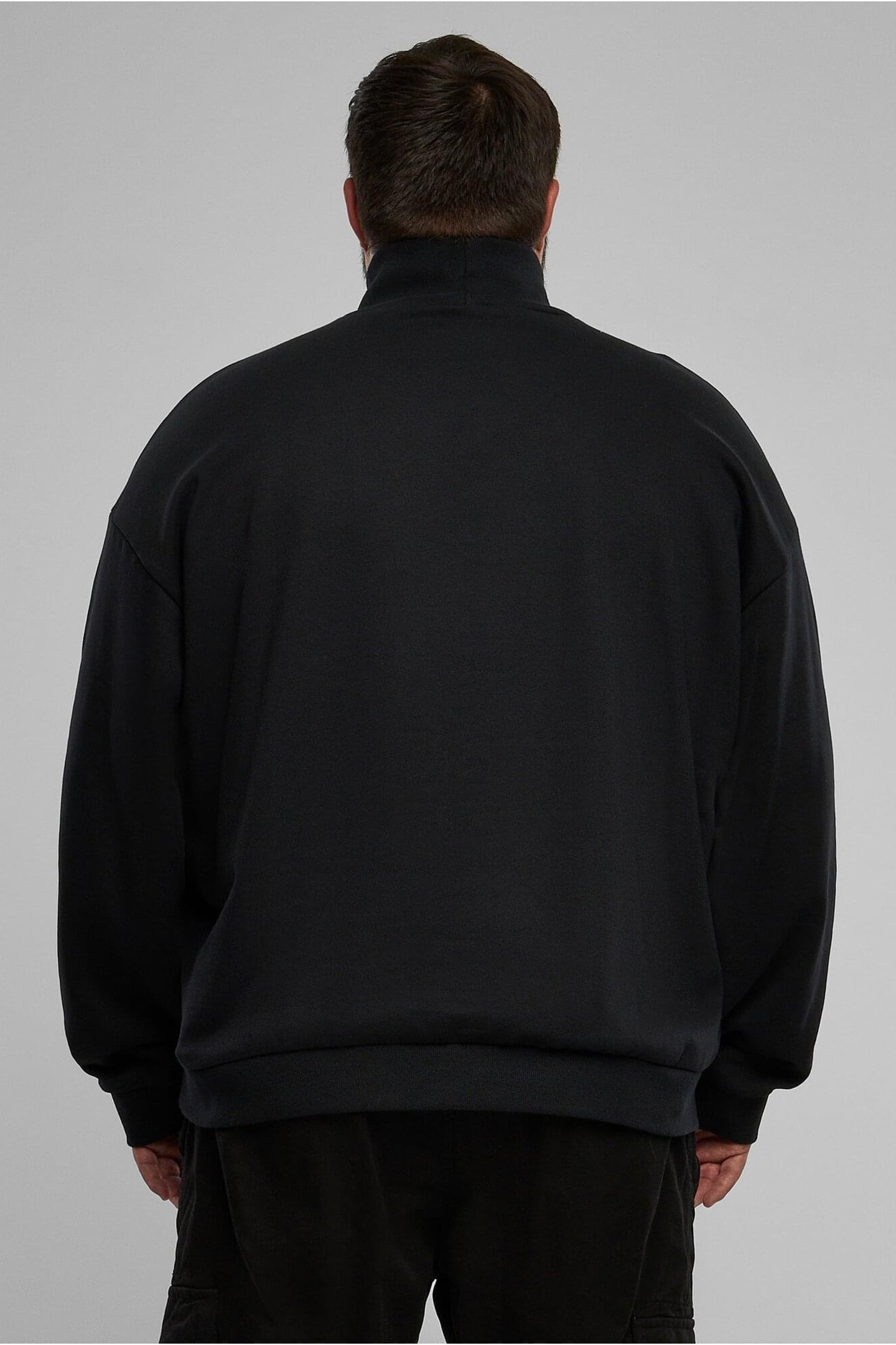 HIGH RIB NECK CREW BLACK 2
