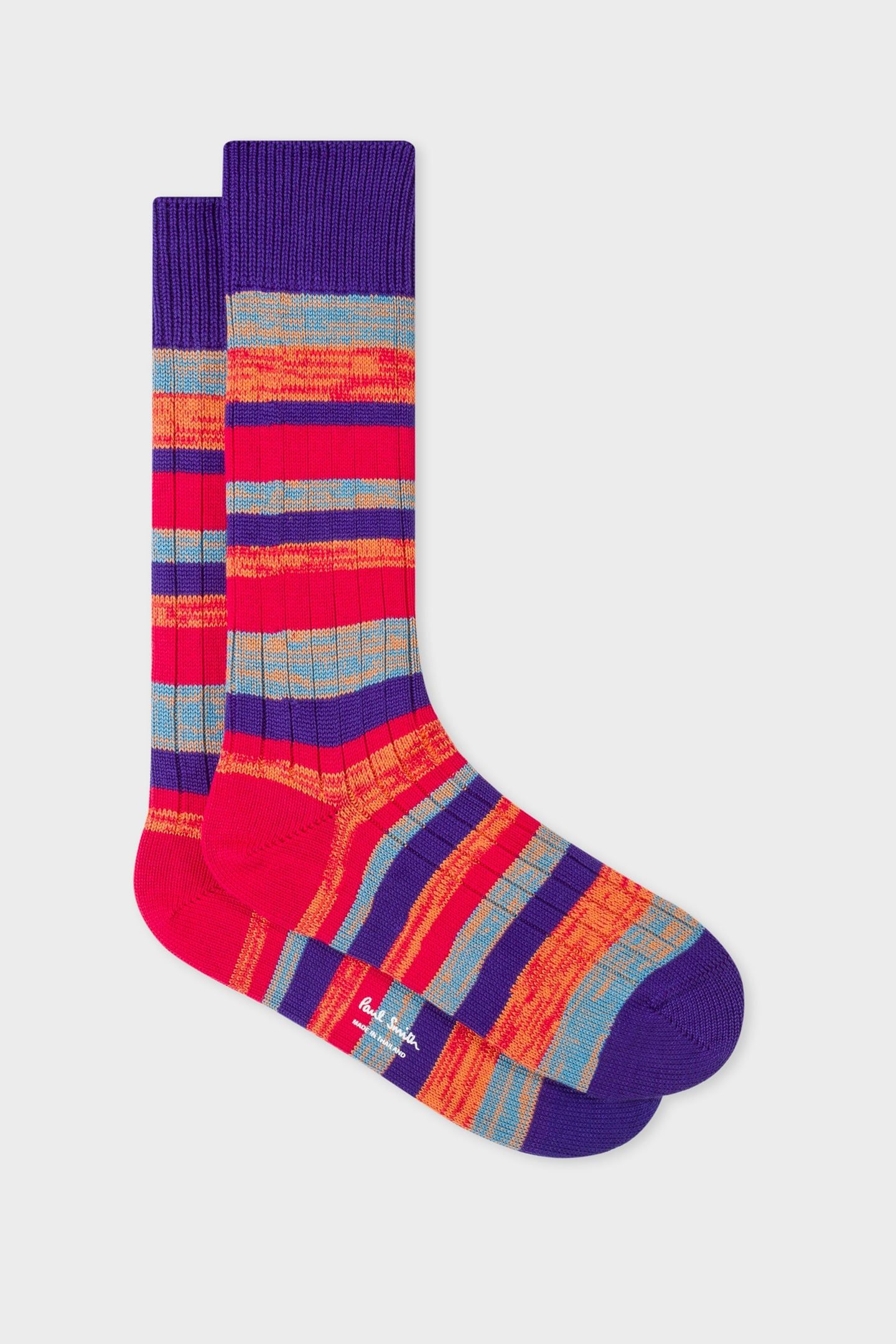 MEN SOCK KEN CHUNKY DARK VIOLET 2