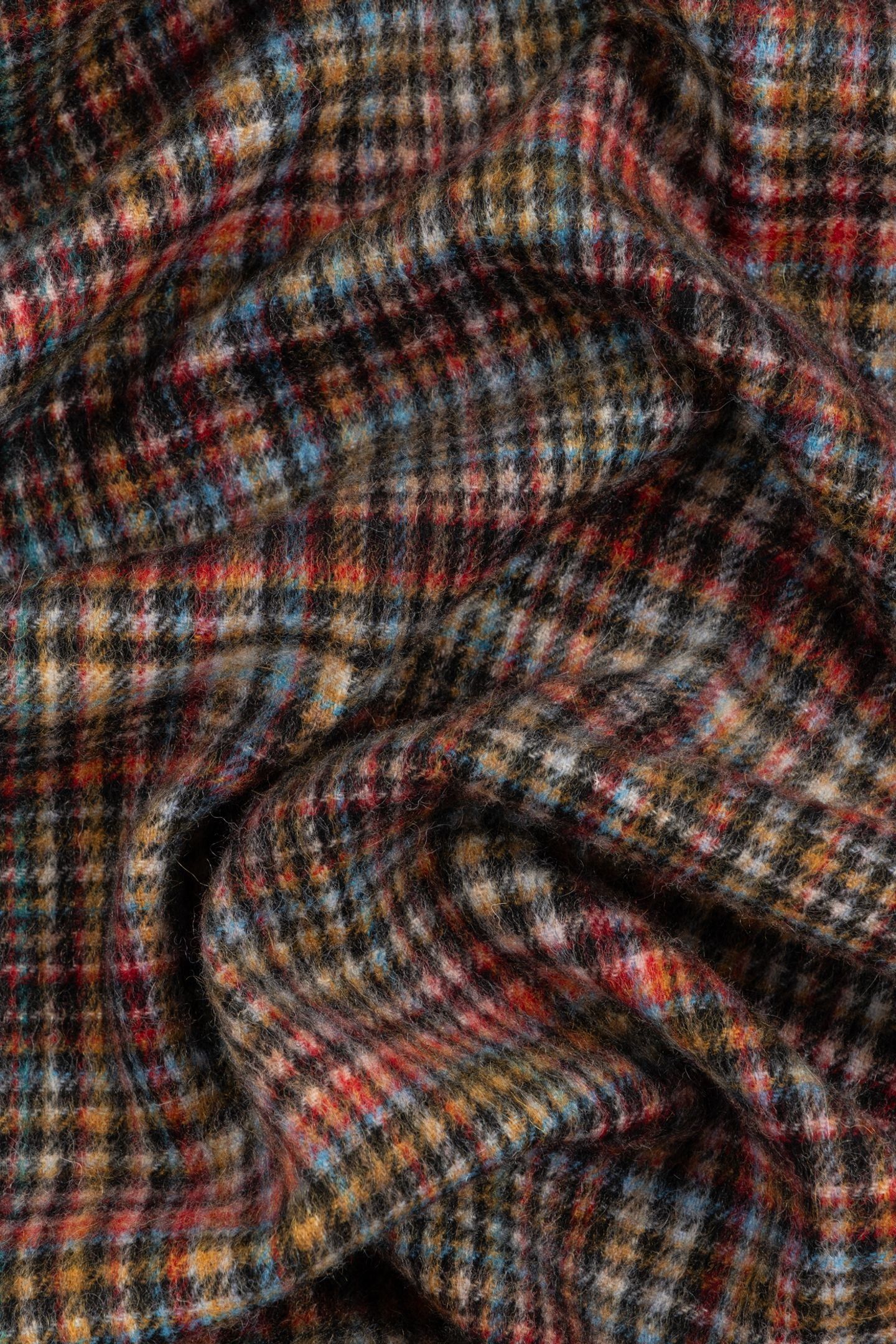 MEN SCARF SIGNTR CHECK MULTI COLOURED 6
