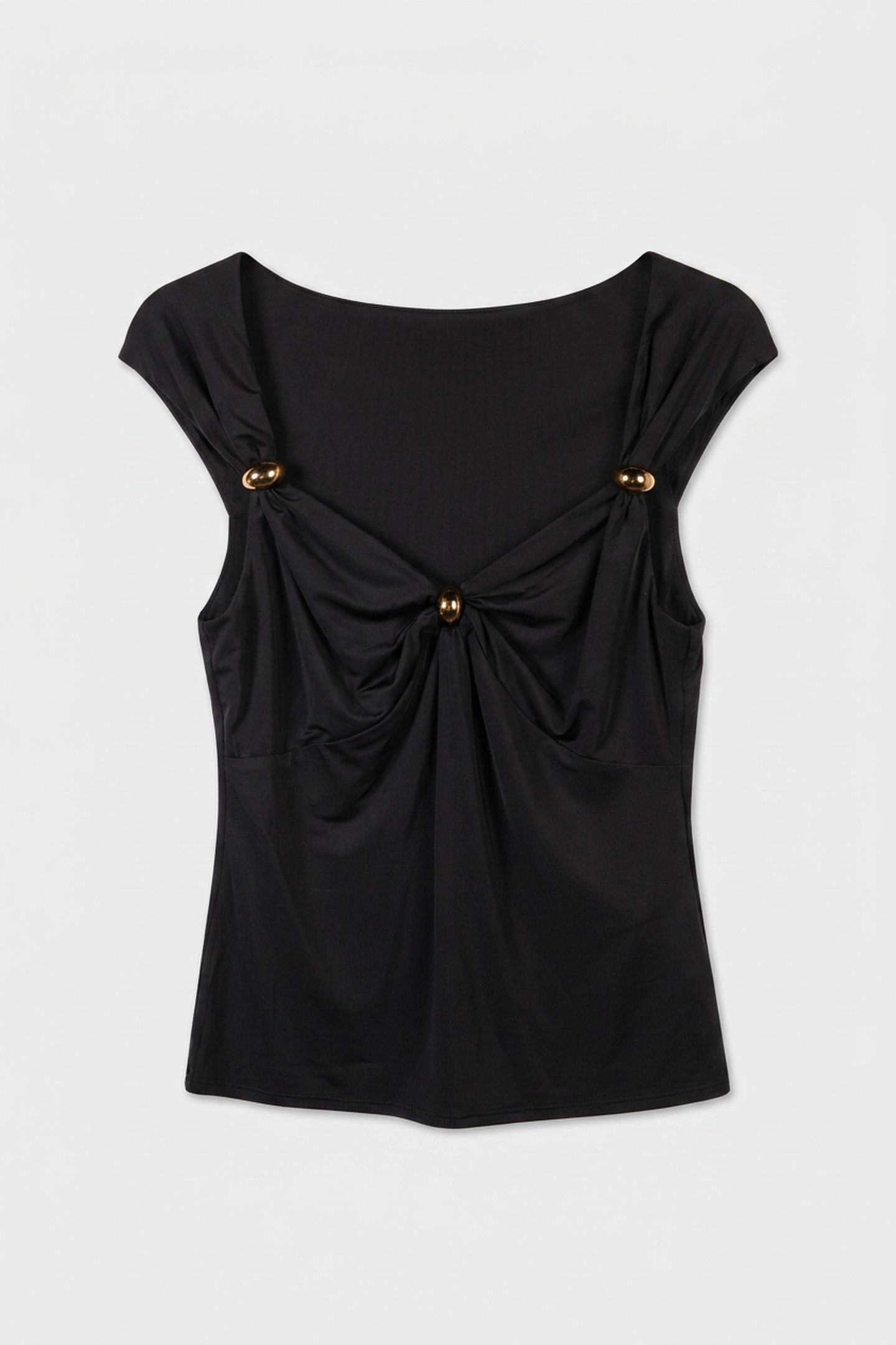 SELENA CAP SLEEVE TO JET BLACK A996 3