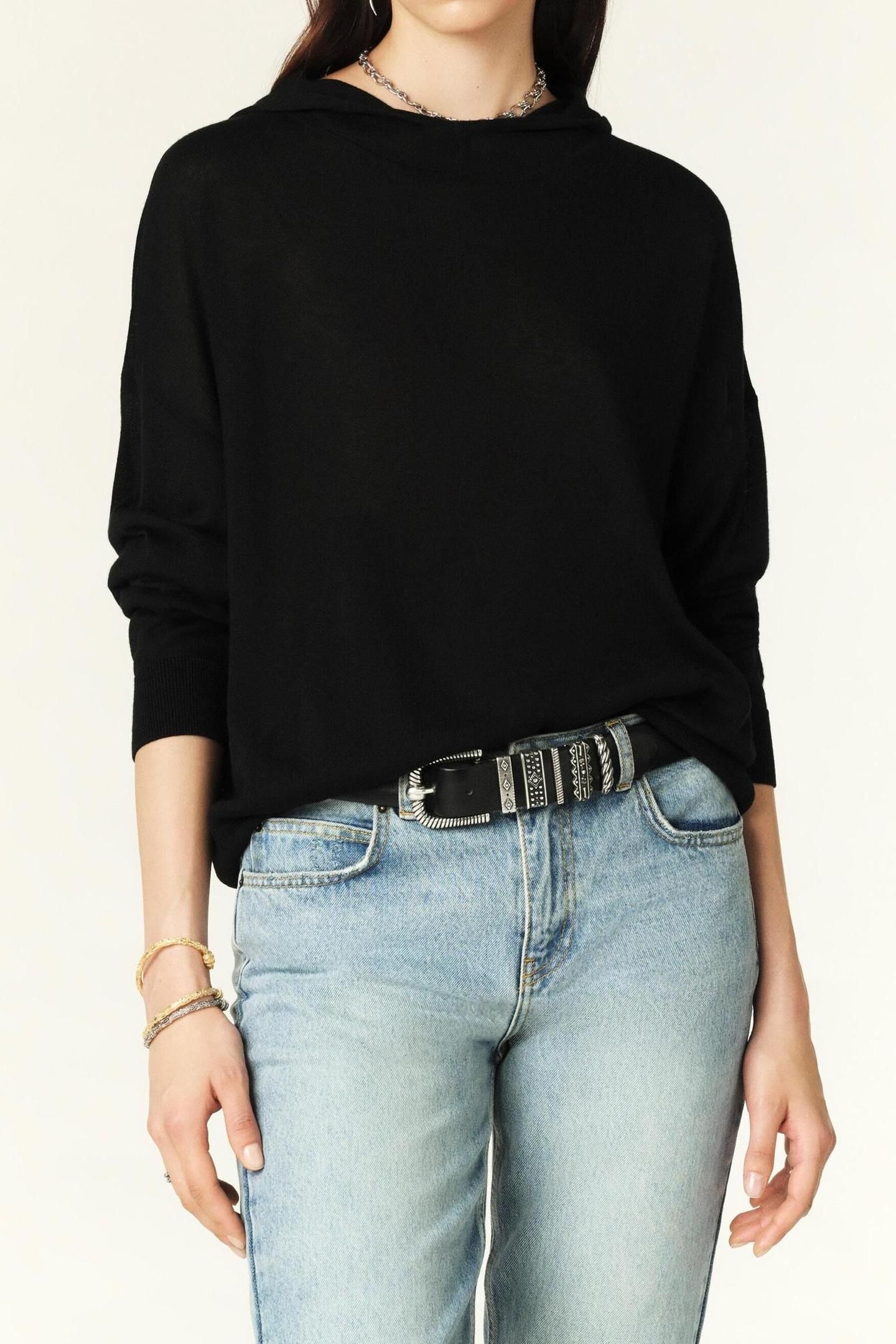 LONG SLEEVES KNIT BLACK 1