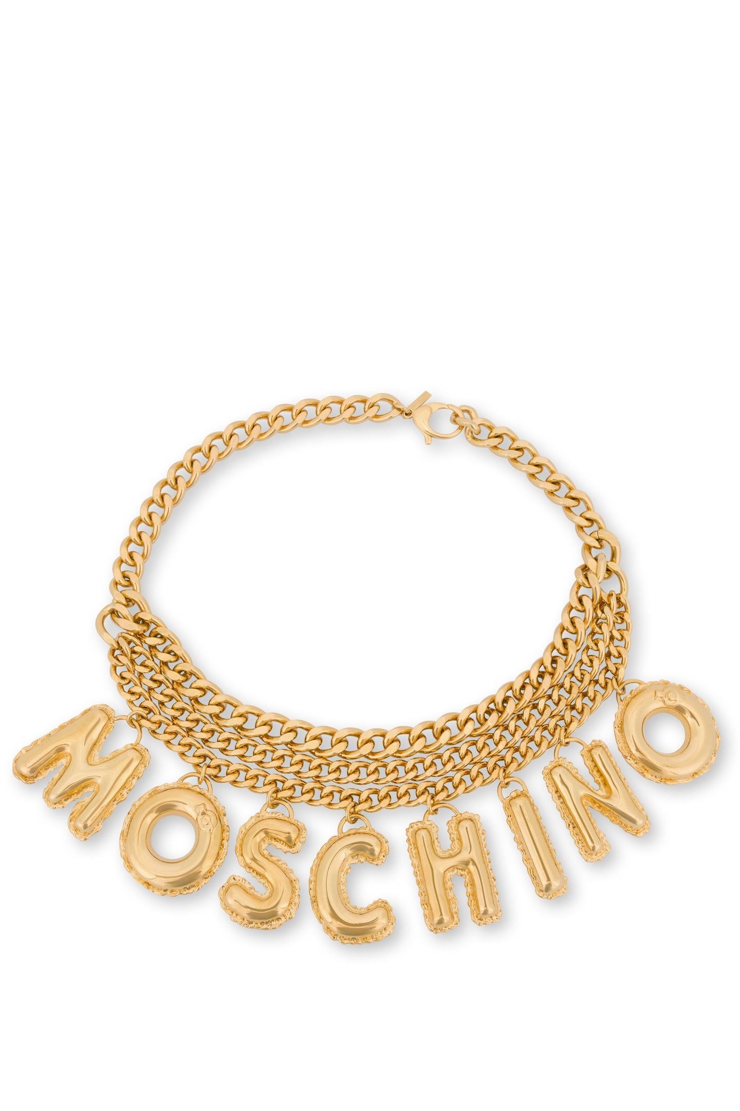 INFLATABLE LETTERING CHAIN BELT GOLD 2