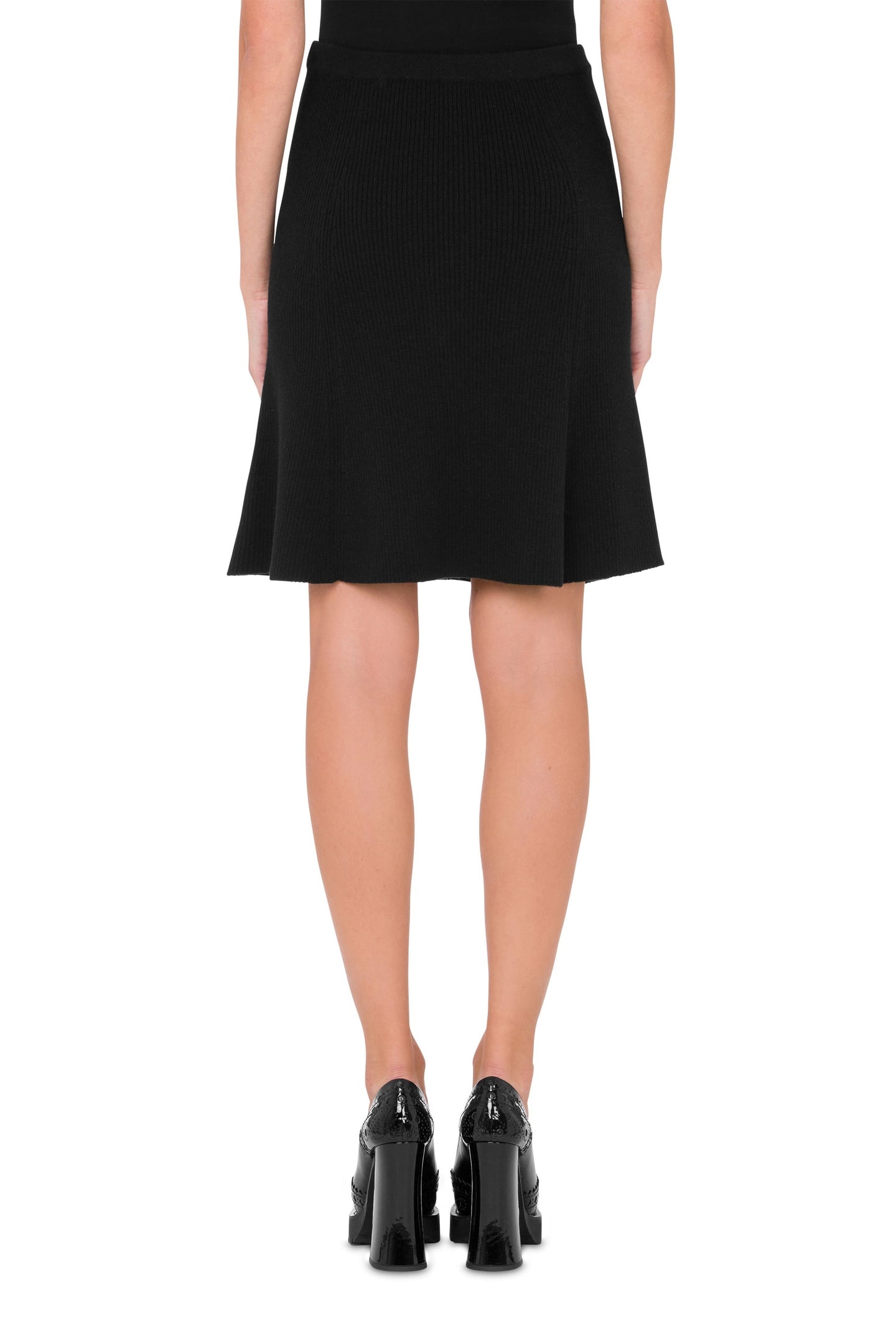 KNITTED SKIRT BLACK 2