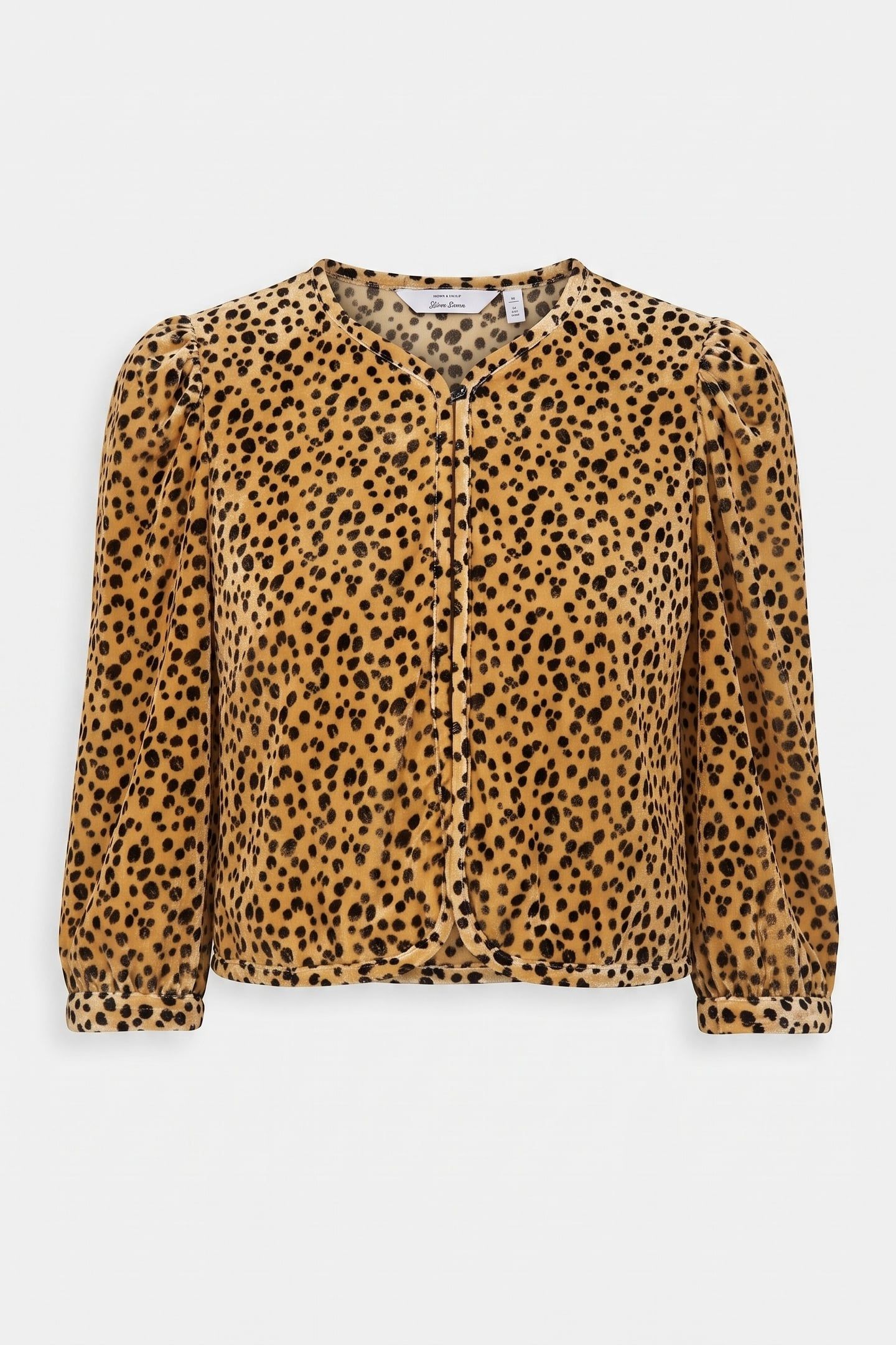 PA JANET VELVET BLOUSE YELLOW 3