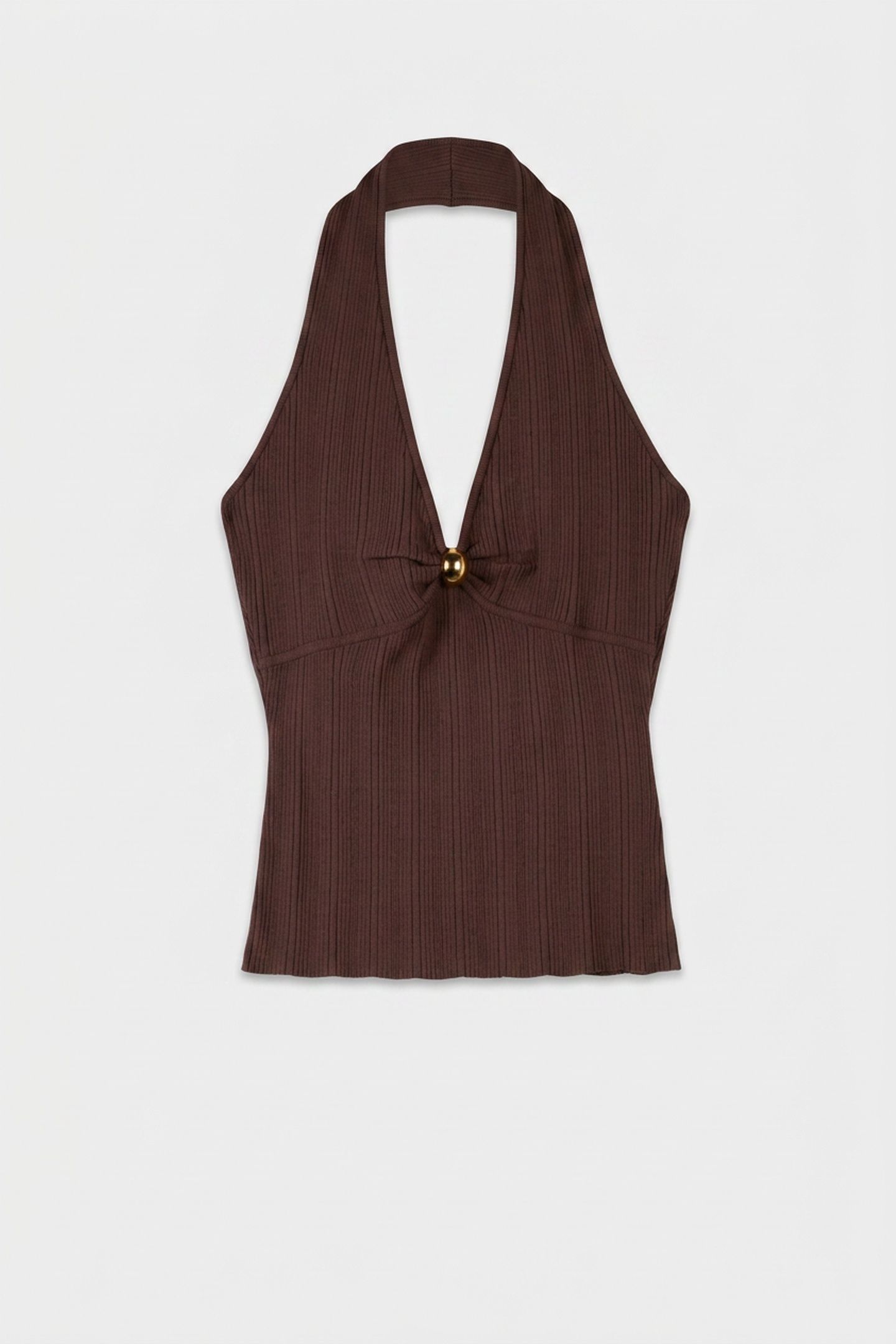 KATHLEEN HALTER TOP RICH BROWN 5