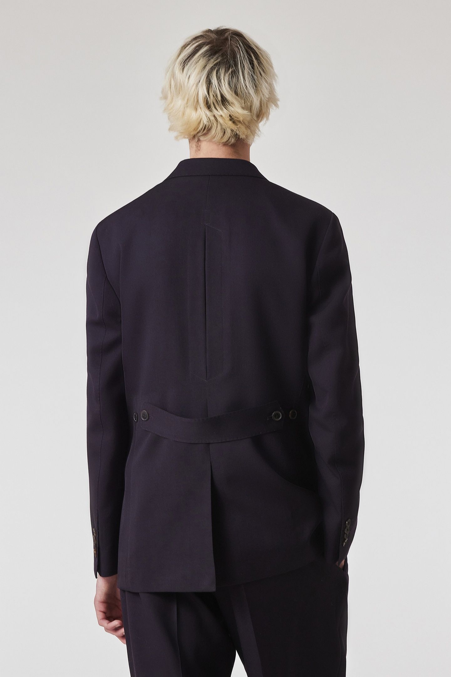 MENS 2 BUTTON JACKET DARK VIOLET 2