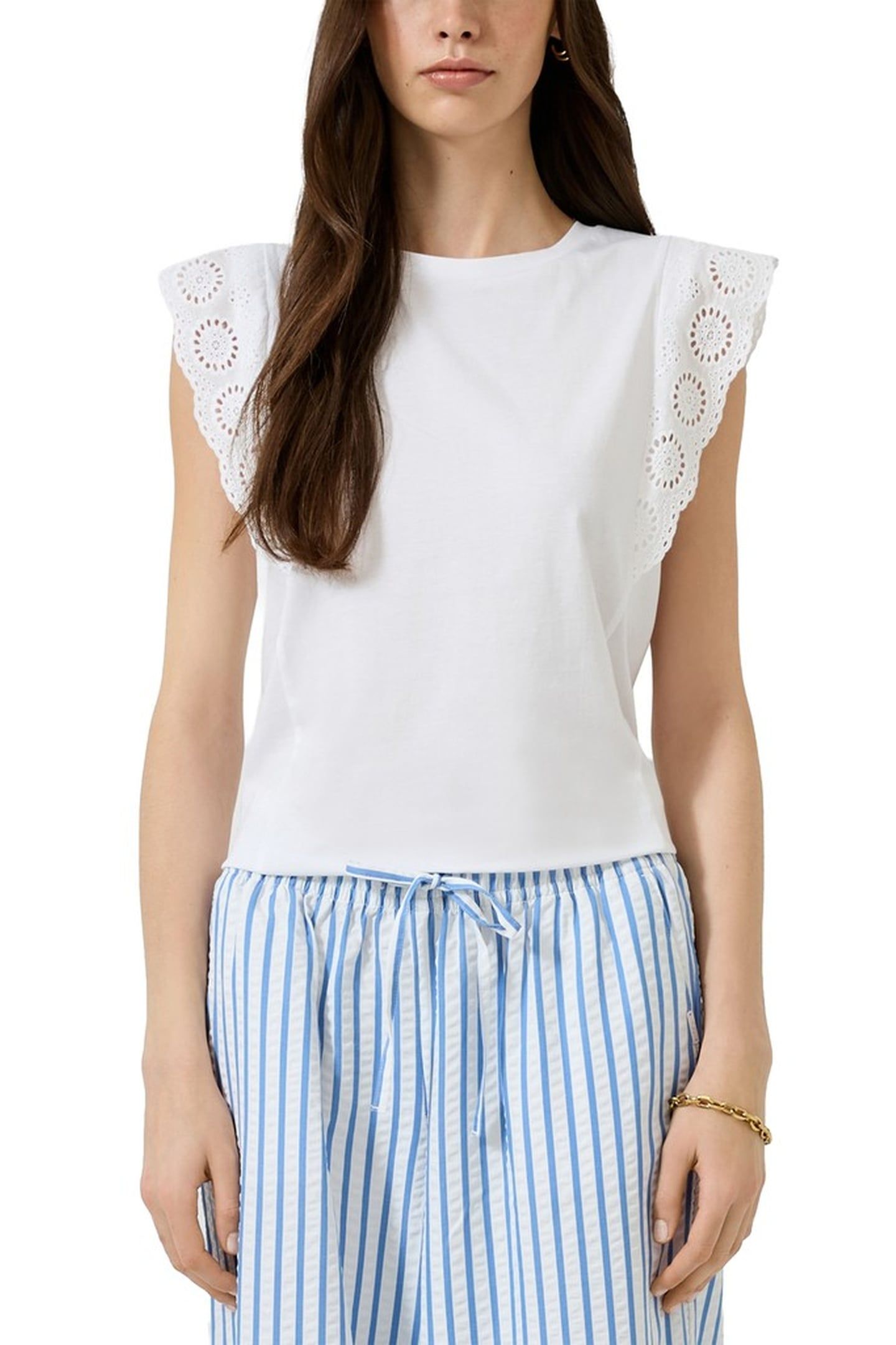 S.OLIVER-QS T-SHIRTS WHITE 1