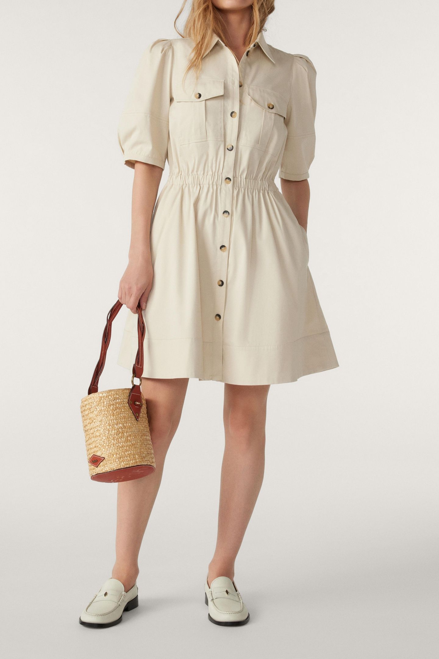 MINI DRESS BEIGE 1