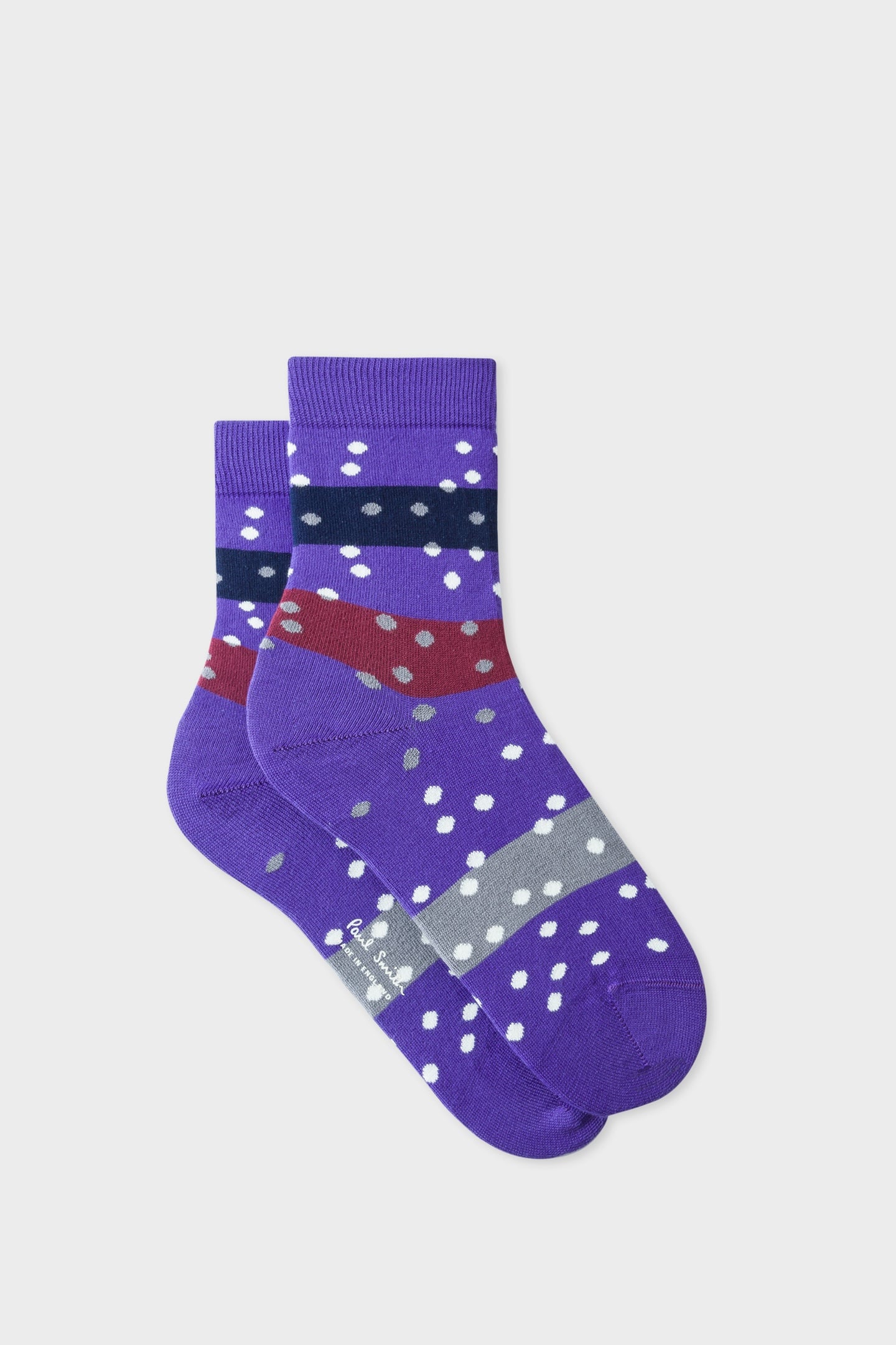 WOMEN SOCK LILO SPOT DARK VIOLET 1