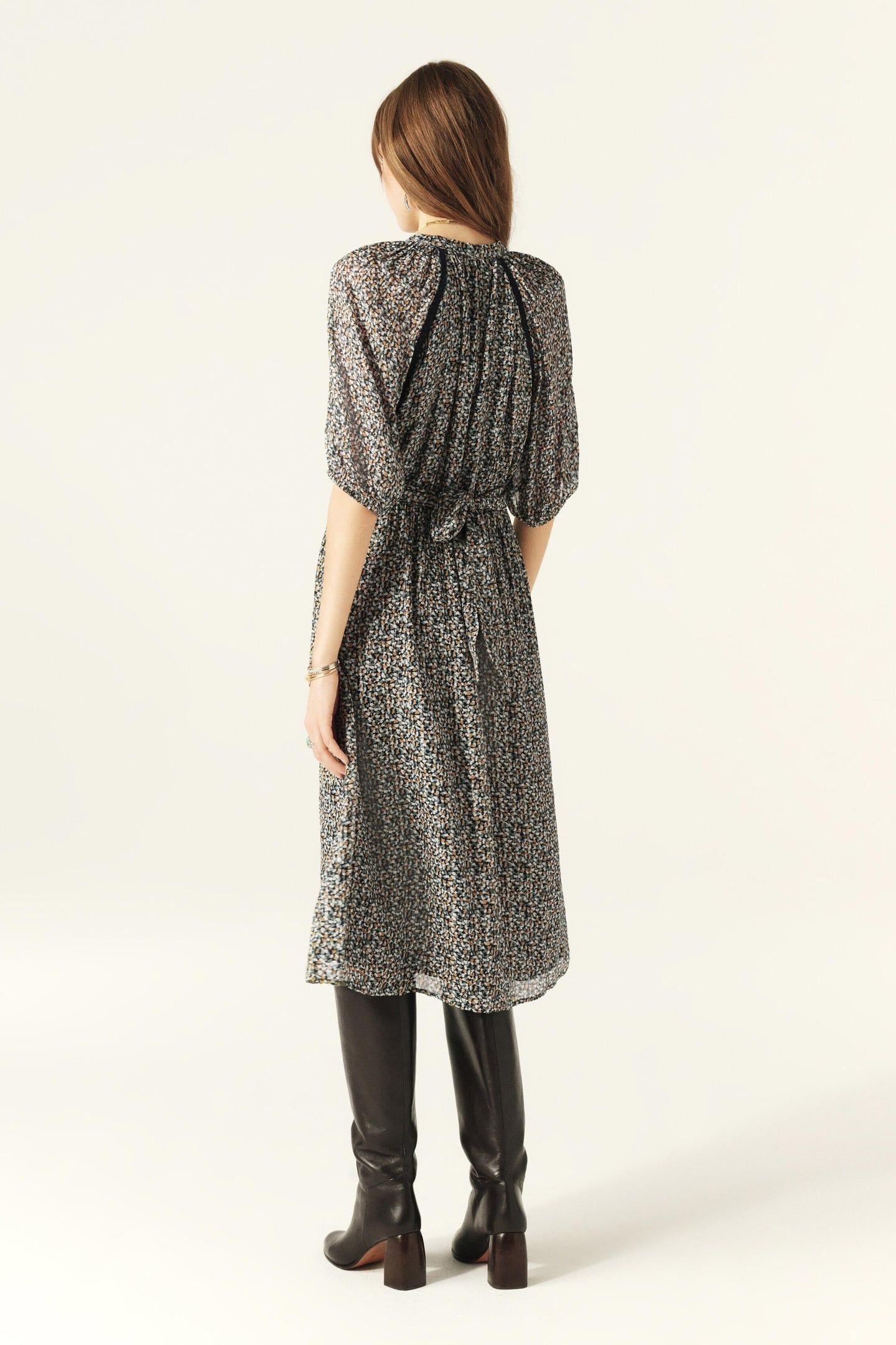 MID-LENGTH DRESS BLUE 2