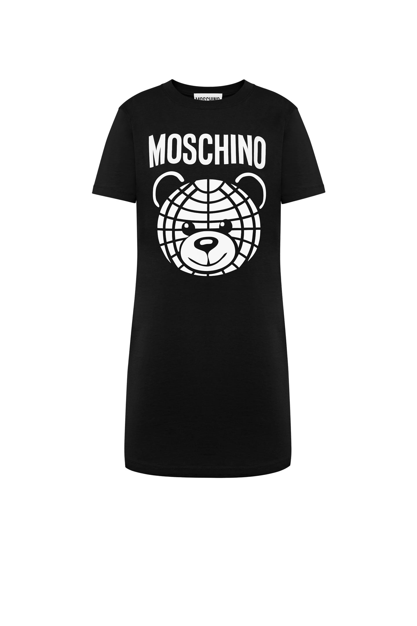 MOSCHINO TEDDY BEAR ORGANIC JERSEY DRESS BLACK 3