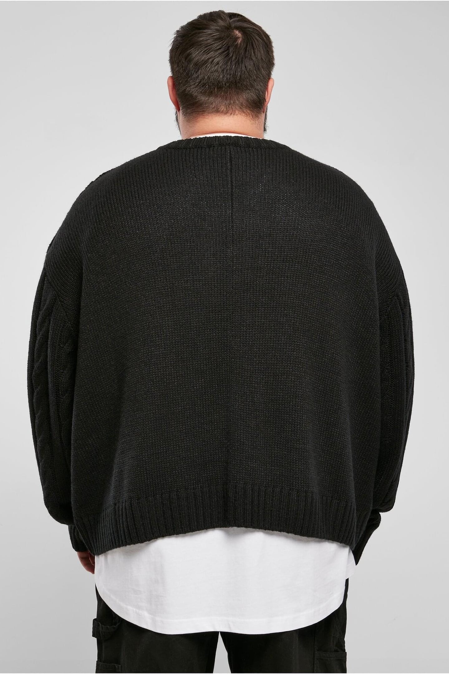 BOXY SWEATER BLACK 2