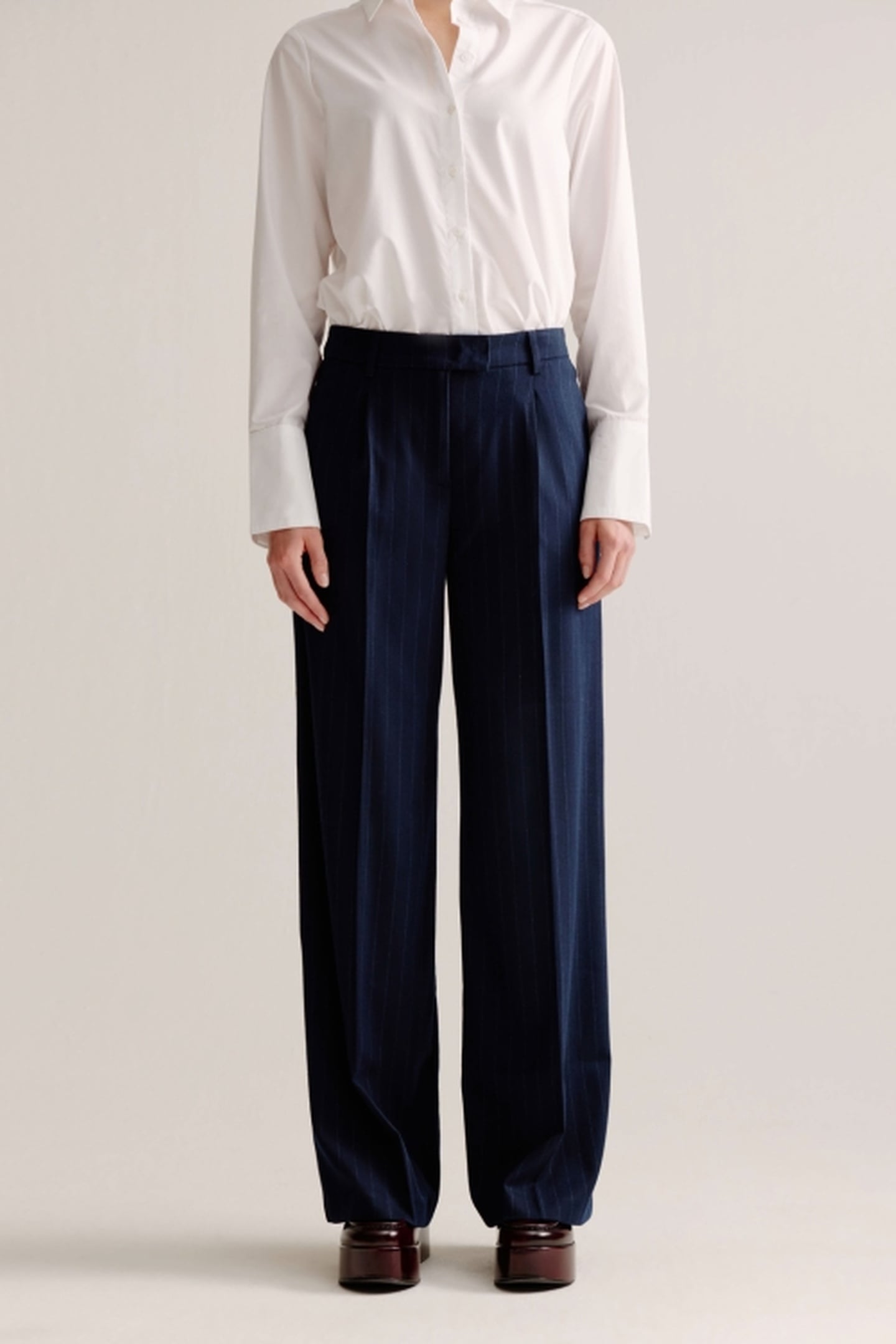LIVIA PANTS NAVY STRIPE 2