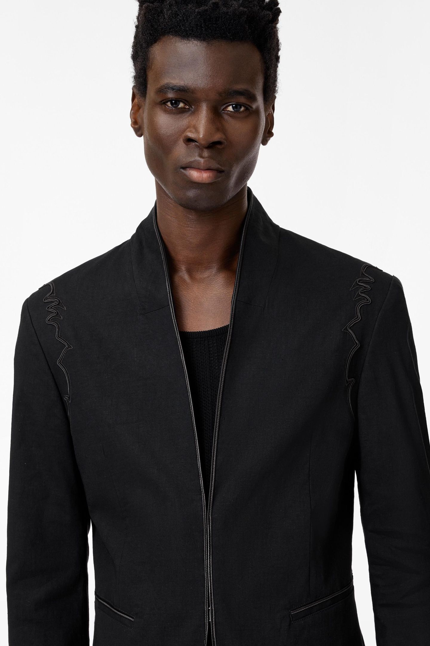THEODORE JACKET - H B CLOSURE JACKET WIT BLACK 3