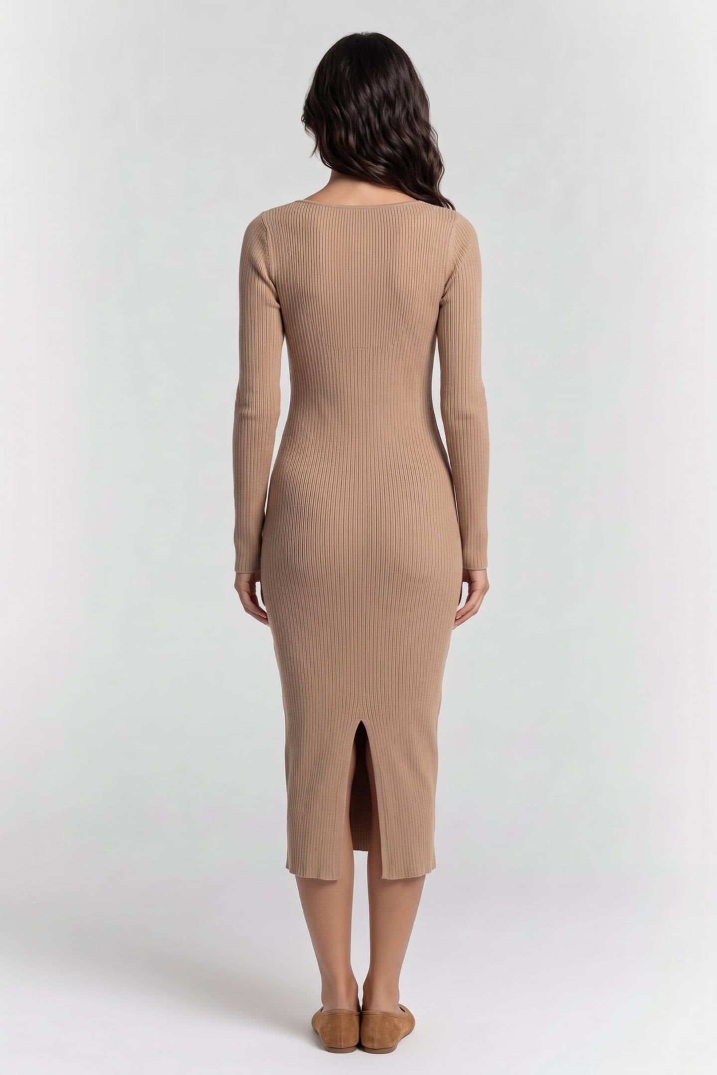 LA ARABELLE DRESS BEIGE 2
