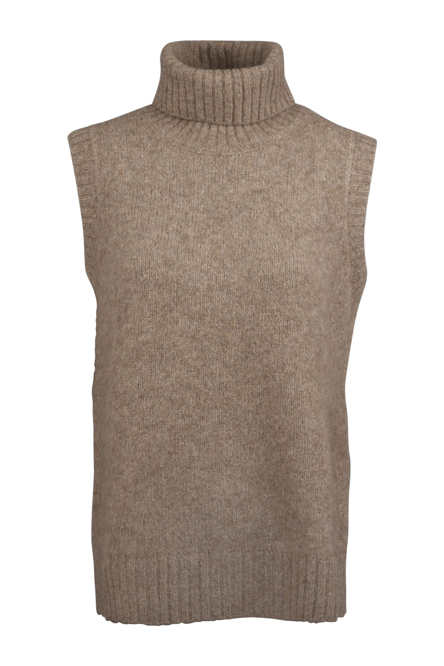 GEORGETTE KNIT VEST BEIGE 1